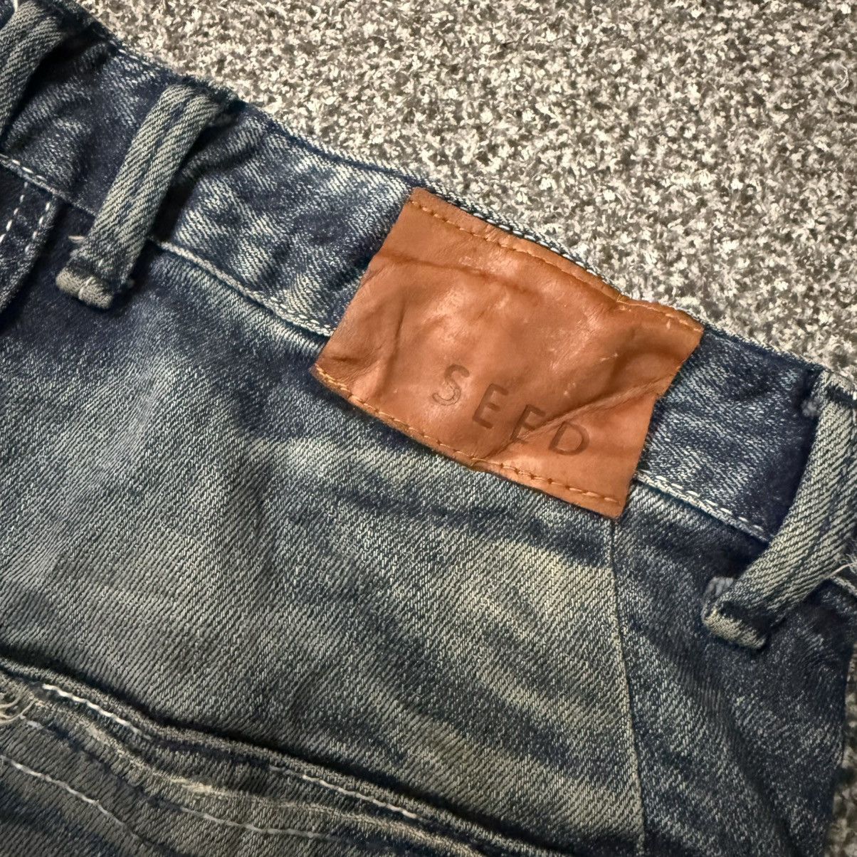 If Six Was Nine Vintage Archival 90s Seed Distressed Trashed Dirty Pants Size US 30 / EU 46 - 8 Thumbnail