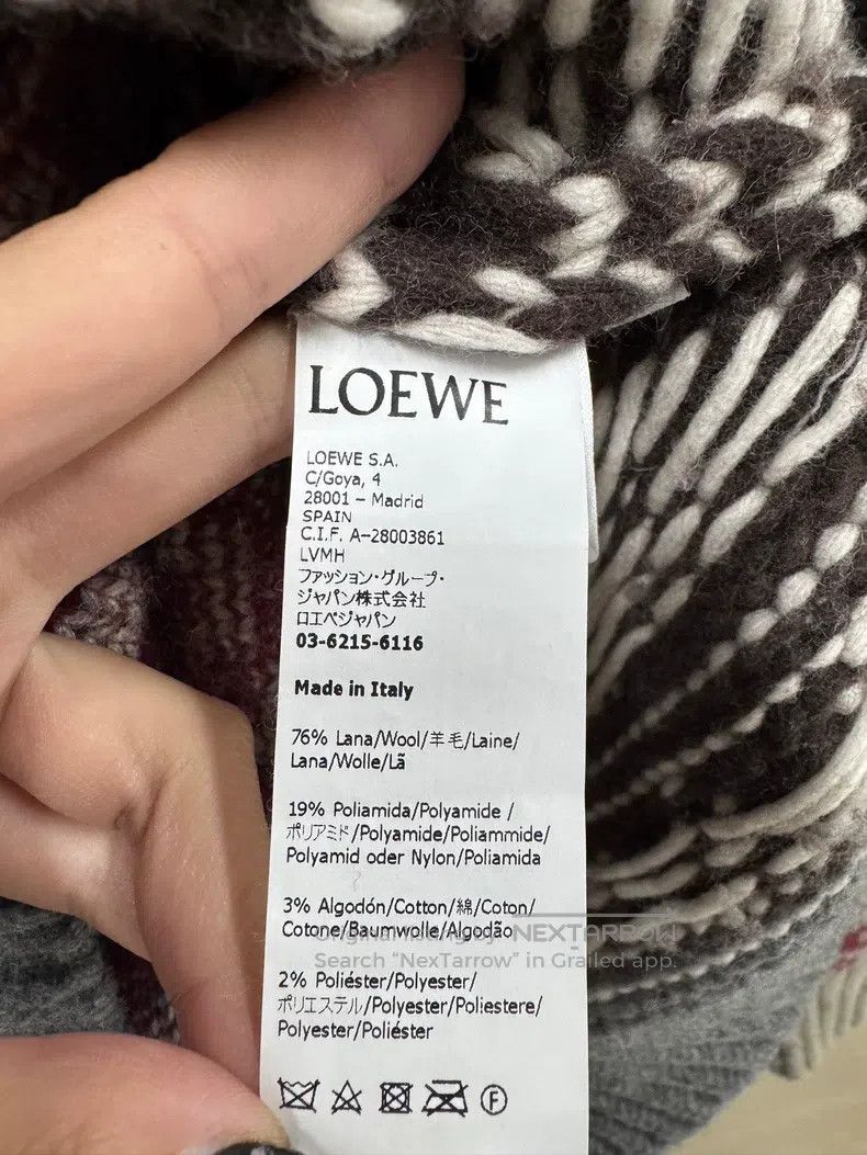 Loewe Loewe Geometric Inlay Wool Sweater Size S / US 4 / IT 40 - 4 Thumbnail