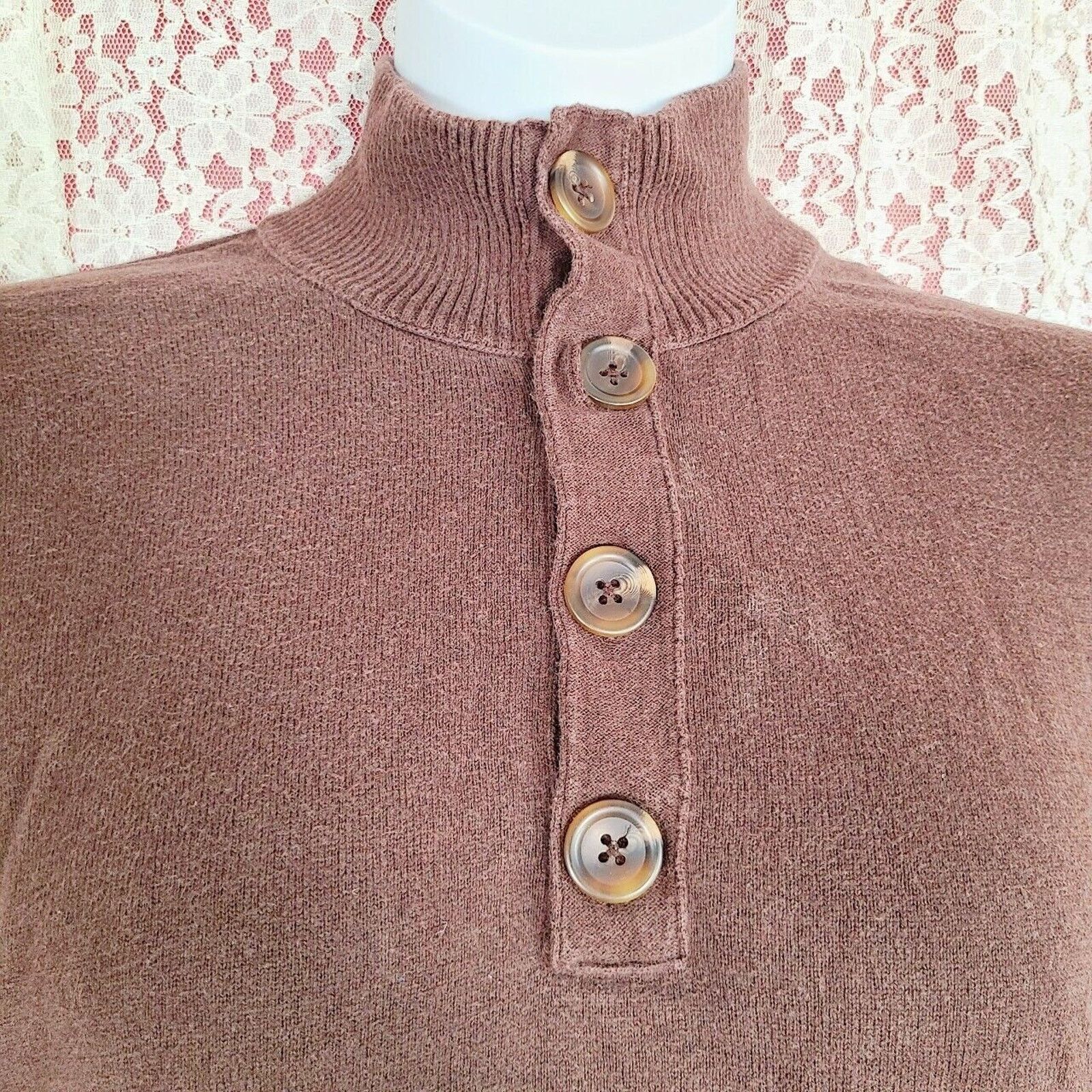 Banana Republic Banana republic faded brown pullover knit sweater Size large Size US L / EU 52-54 / 3 - 2 Thumbnail