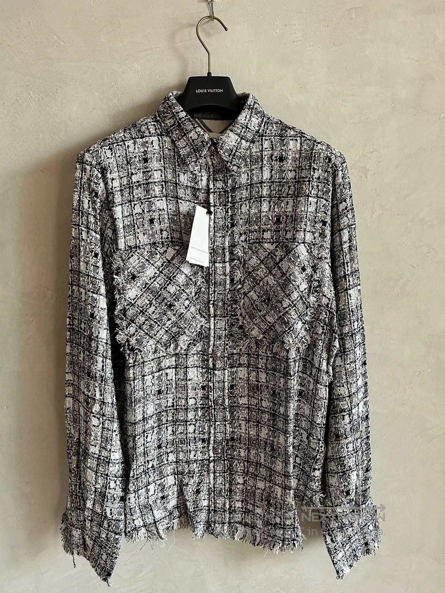 Faith Connexion Faith Connexion Silver Tweed Shirt. Size M / US 6-8 / IT 42-44 - 1 Thumbnail