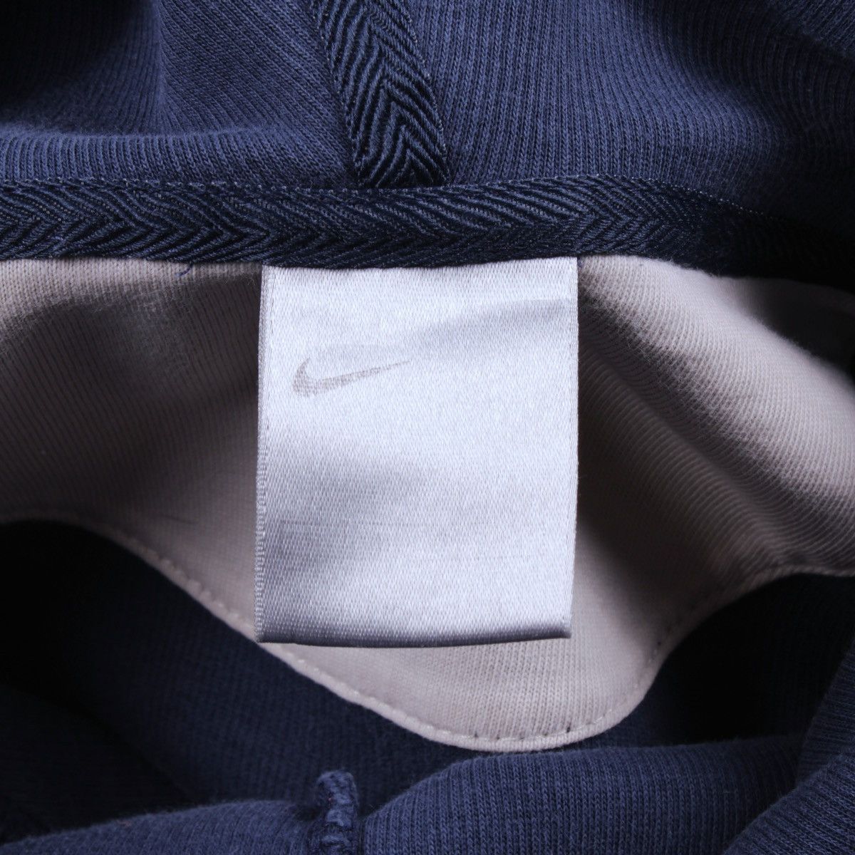 Nike × Vintage NIKE Vintage Ninja Style Blue High Neck Drawstring Hoodie Size US S / EU 44-46 / 1 - 17 Thumbnail