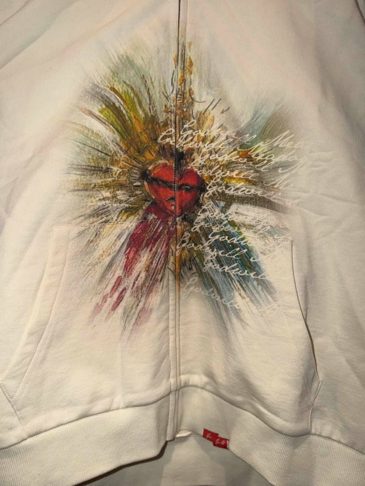 Other Goodwill Meadows cream zip up hoodie Size XL BNWOT Size US XL / EU 56 / 4 - 7 Thumbnail
