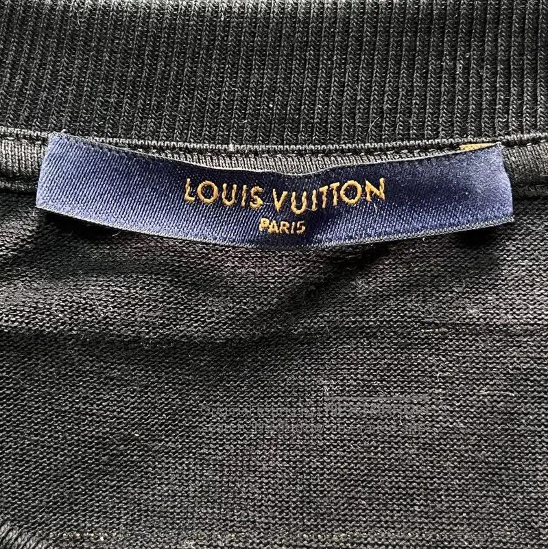 Louis Vuitton Louis Vuitton Black Men's Short Sleeve T-Shirt . Size US XL / EU 56 / 4 - 3 Thumbnail