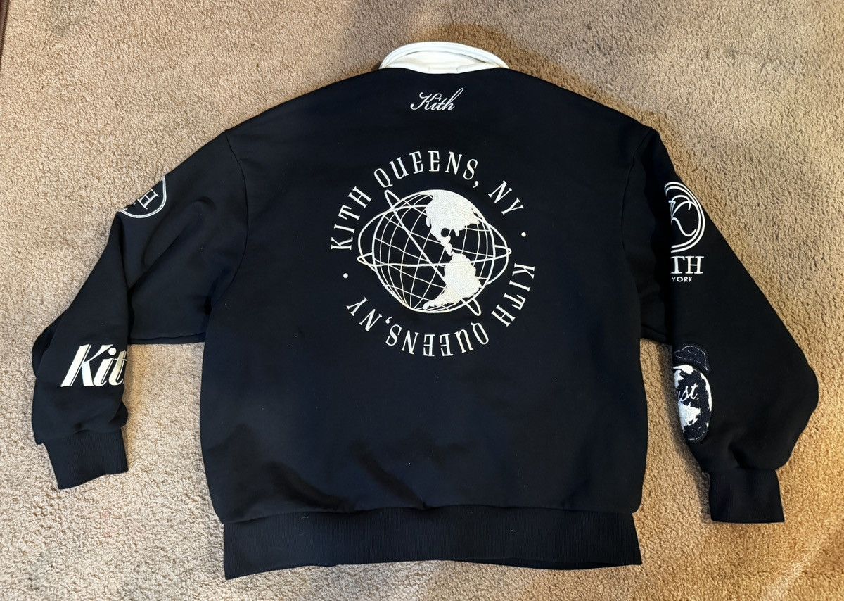 Kith Kith Nelson Collared Pullover Black XL Size US XL / EU 56 / 4 - 4 Thumbnail