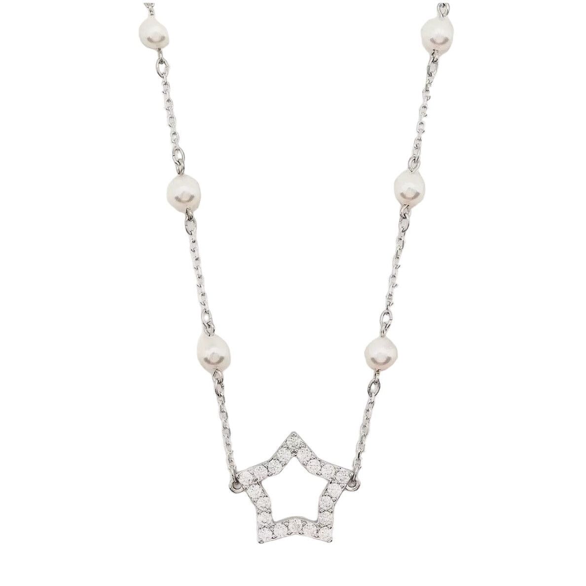 Swarovski Swarovski Stella Necklace (Star, White, Rhodium plated) Size ONE SIZE - 3 Thumbnail