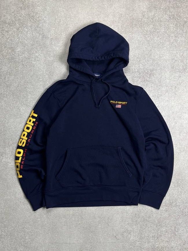Polo Ralph Lauren × Vintage VINTAGE POLO RALPH LAUREN SPORT RLL BOXY HOODIE Y2K M Size US M / EU 48-50 / 2 - 1 Thumbnail