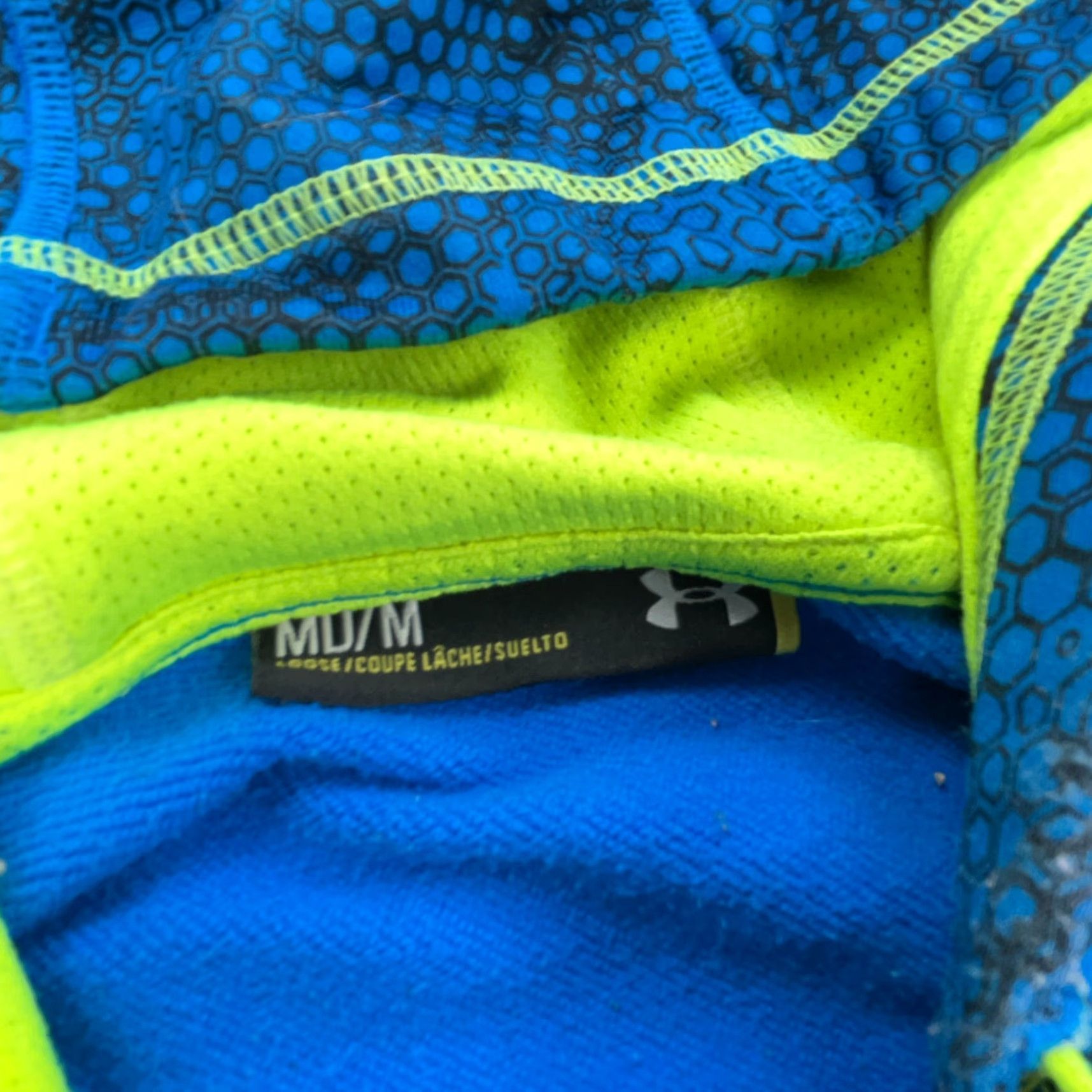Under Armour Under Armour Hoodie Men M Blue Sweatshirt Pockets Logo Fleece Pullover Regular Casual Sports Modern 90s? Size US M / EU 48-50 / 2 - 4 Thumbnail