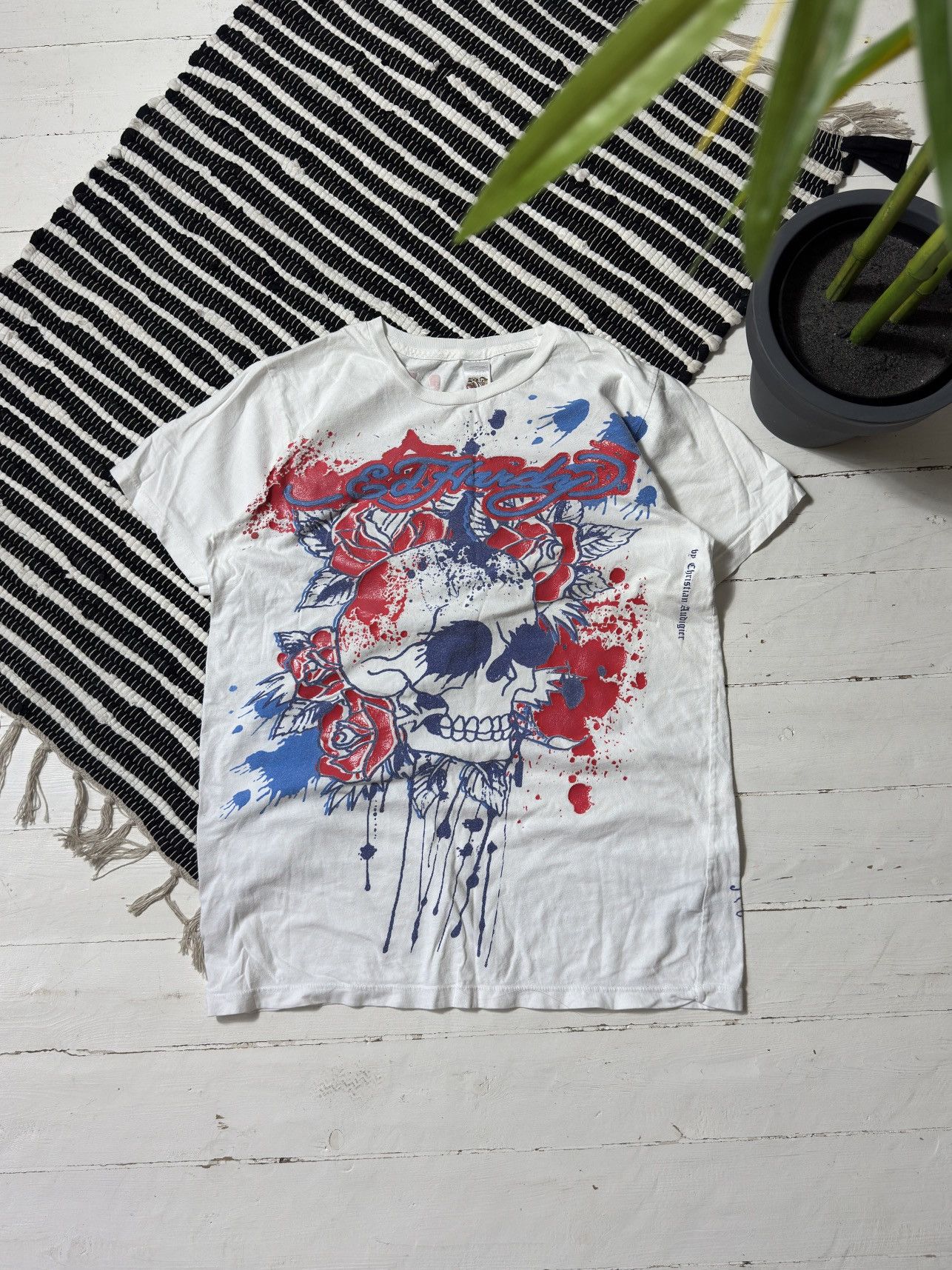 Ed Hardy VINTAGE ED HARDY SKULL 2000s TEE SHIRT Size US M / EU 48-50 / 2 - 1 Thumbnail