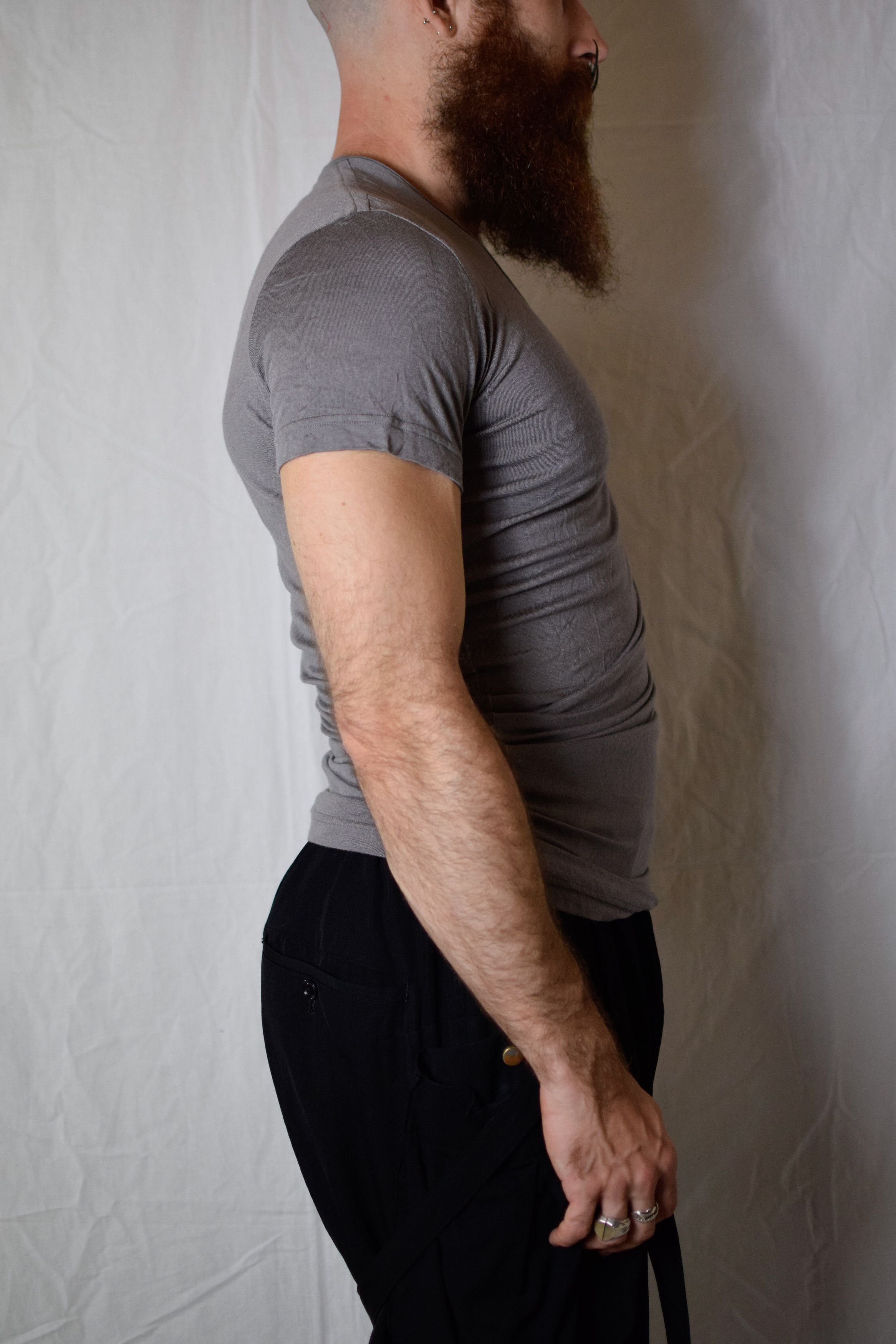 Julius Julius SS10 Neurbanvolker Drape Top - 297CUM66 Size US M / EU 48-50 / 2 - 5 Thumbnail