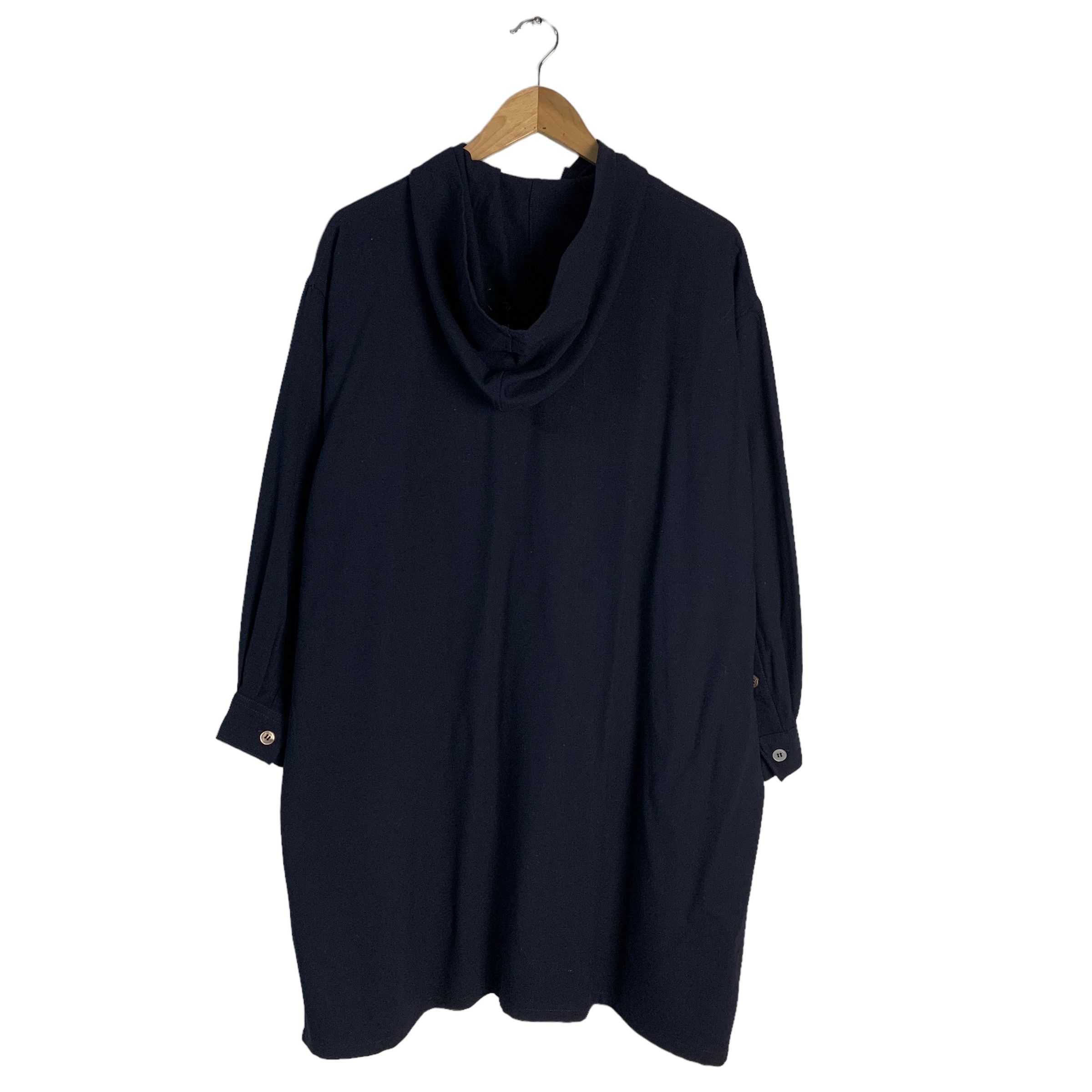 Yohji Yamamoto Y's Yohji Yamamoto Hooded Long Jacket Size US L / EU 52-54 / 3 - 8 Thumbnail