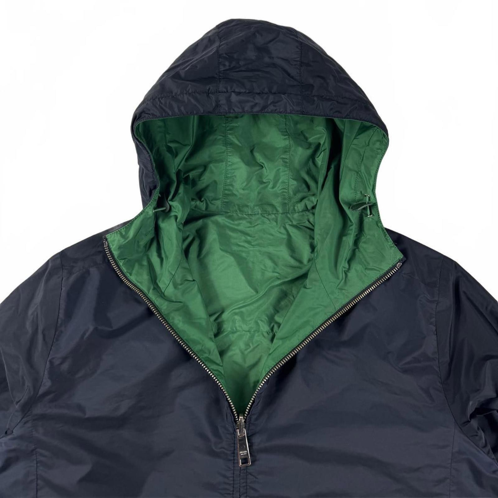 Prada Prada Milano Reversible Nylon Jacket Navy Blue Large (52) Size US L / EU 52-54 / 3 - 5 Thumbnail