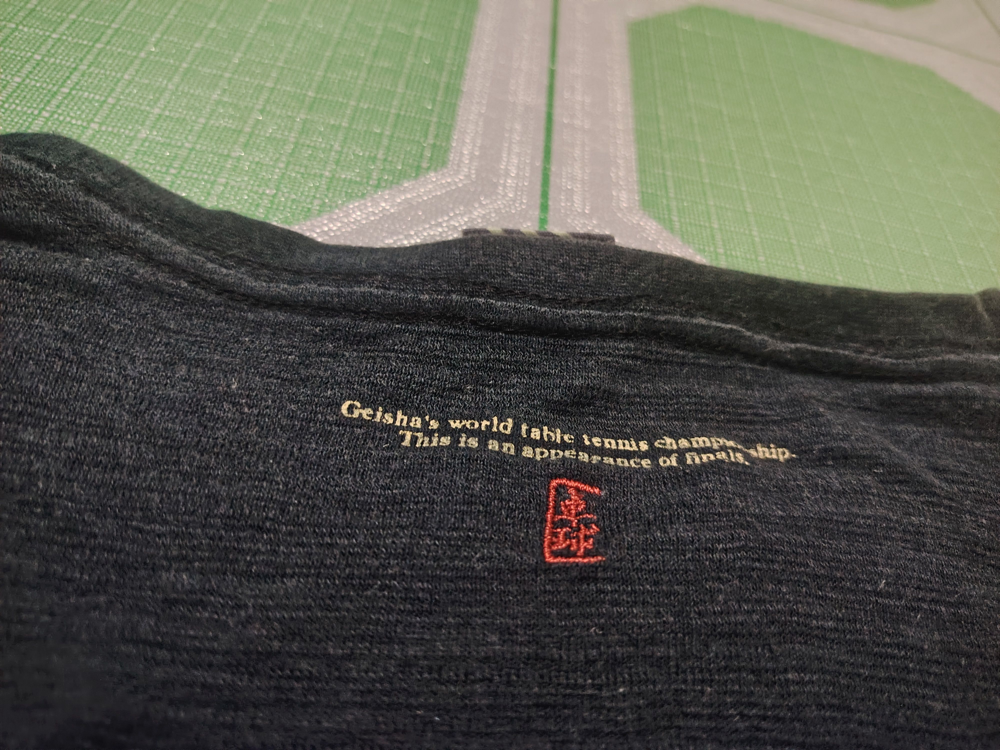 Japanese Brand Rare!!! Japanese Geisha playing table Tennis Championship Size US M / EU 48-50 / 2 - 10 Thumbnail