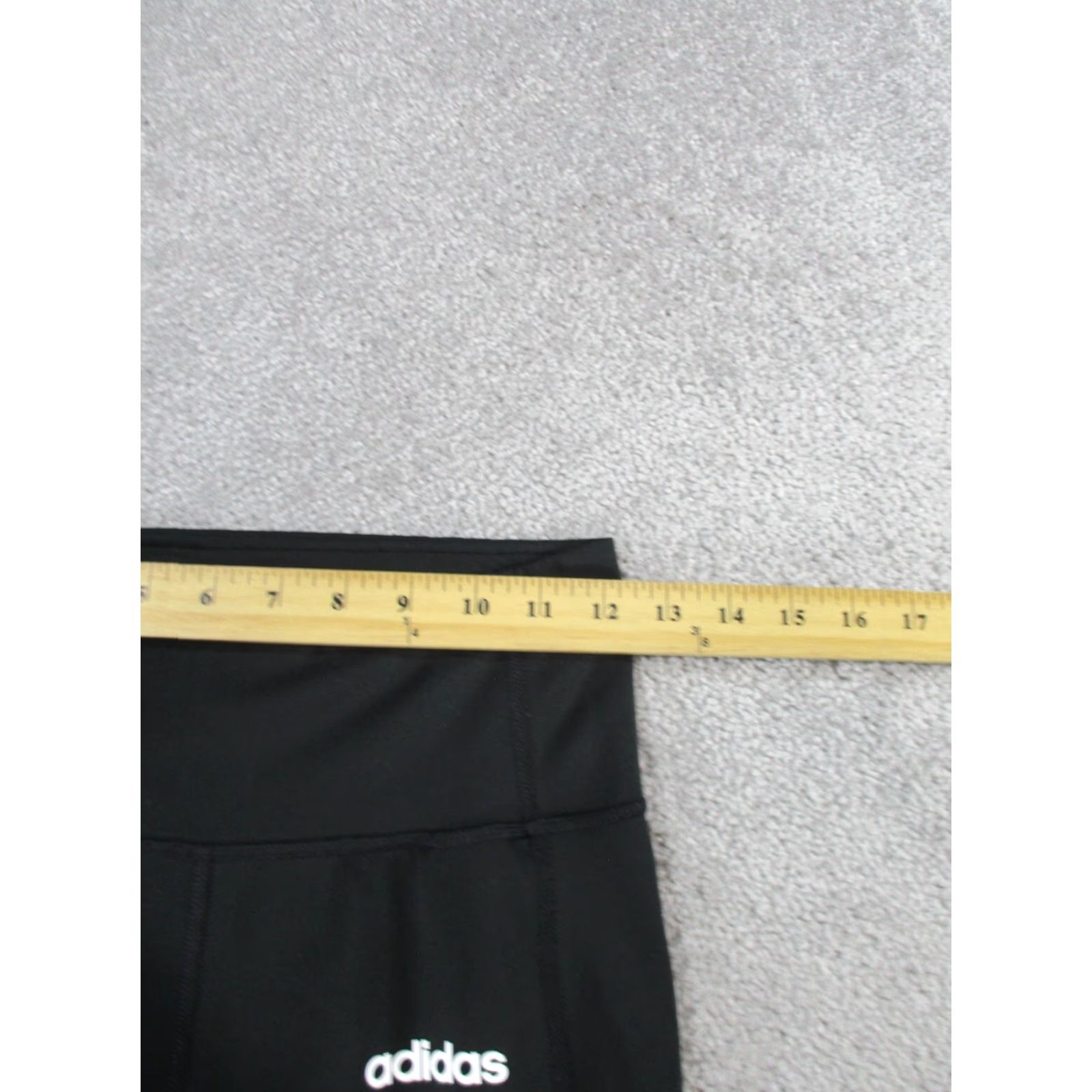 Adidas Adidas Leggings Womens Small Climalite Black White Stripes 26" Size 28" / US 6 / IT 42 - 6 Thumbnail