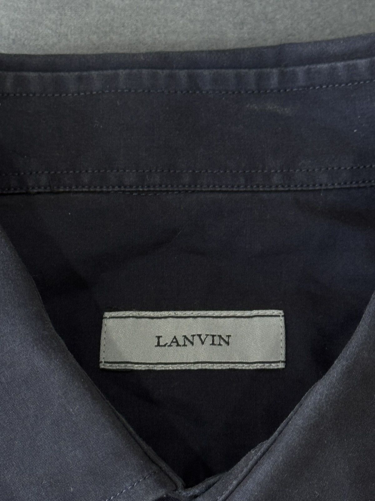 Lanvin Lanvin Classic Design Luxury Button Up Shirt Size US M / EU 48-50 / 2 - 9 Thumbnail