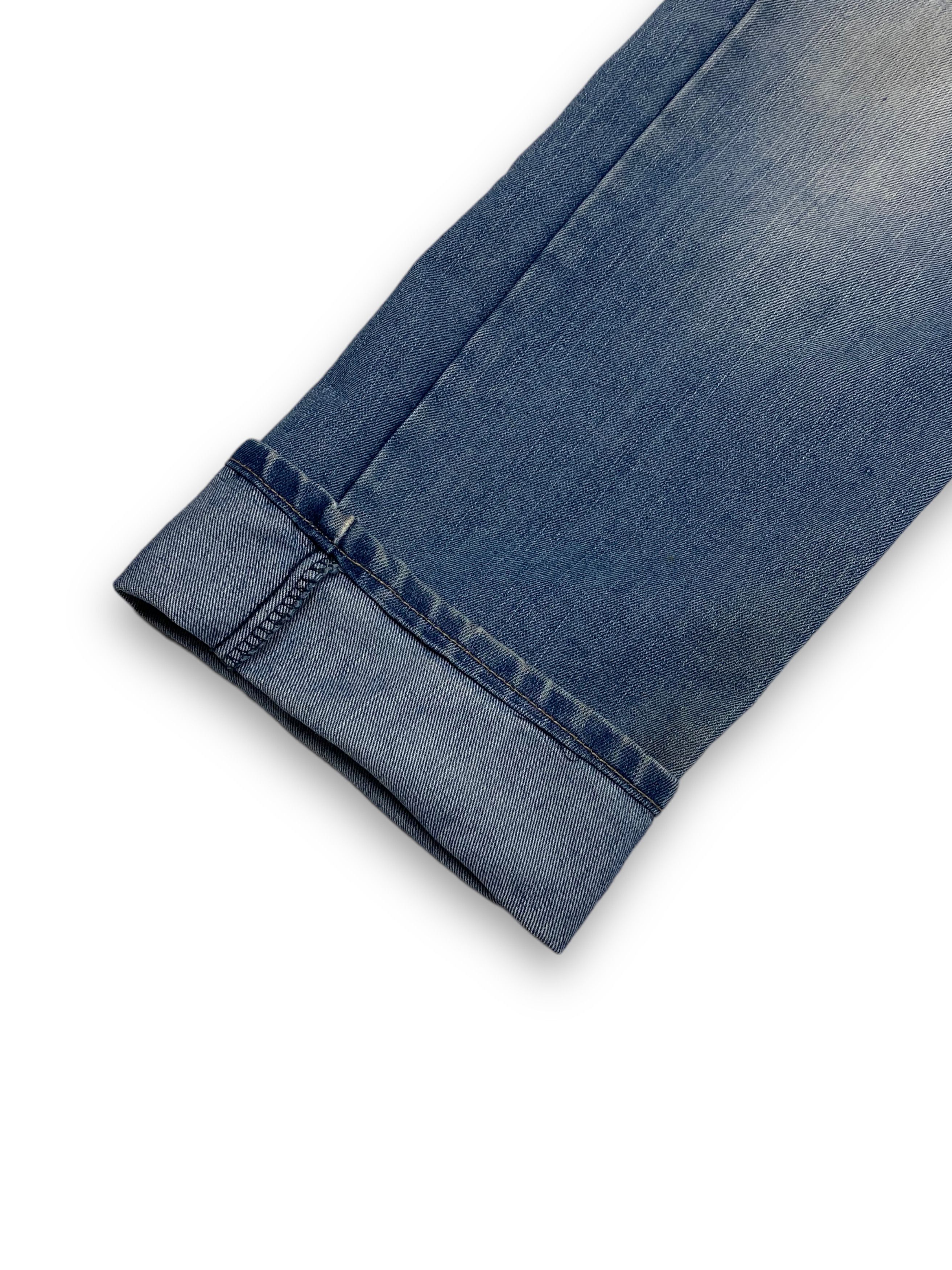 Jean Vintage LEE COOPER Distressed Light Washed Blue Jeans M686 Size US 35 - 6 Thumbnail
