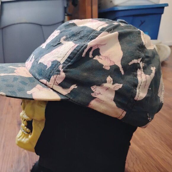 Other Vintage Marlin Tease Pigs Hogs AOP Snap Hat Cap Size ONE SIZE - 4 Thumbnail
