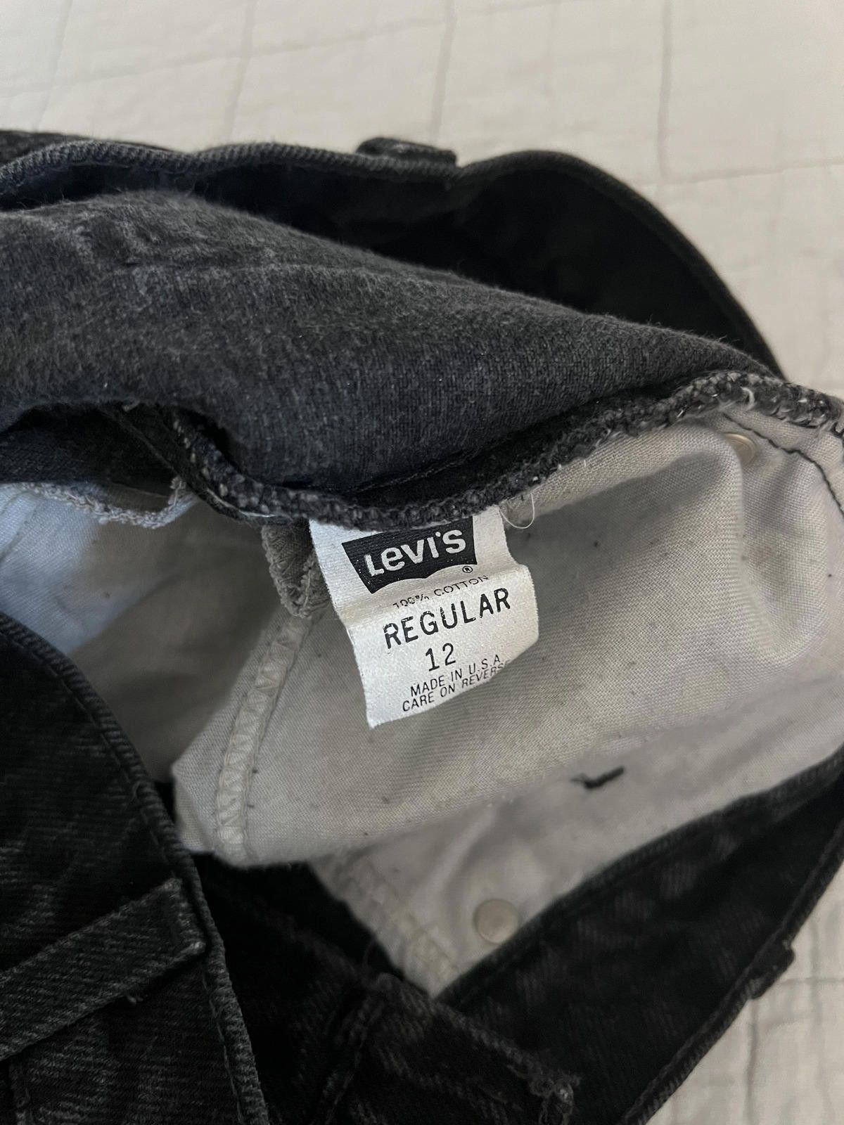 Levi's Vintage 1992 Levi’s Black Women's Straight Leg Jeans Size 25" / US 0 / IT 36 - 4 Thumbnail