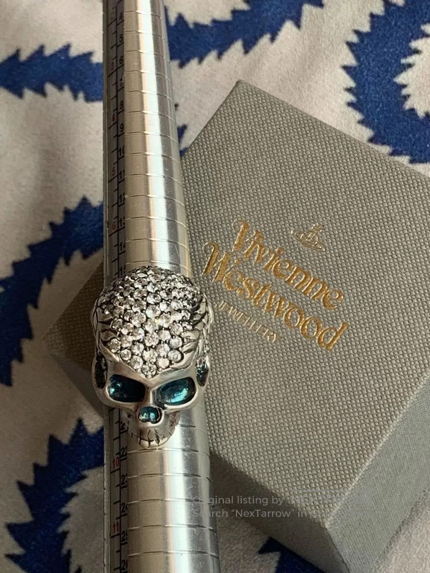 Vivienne Westwood vivienne westwood skull ring with crystals. Size ONE SIZE - 1 Thumbnail