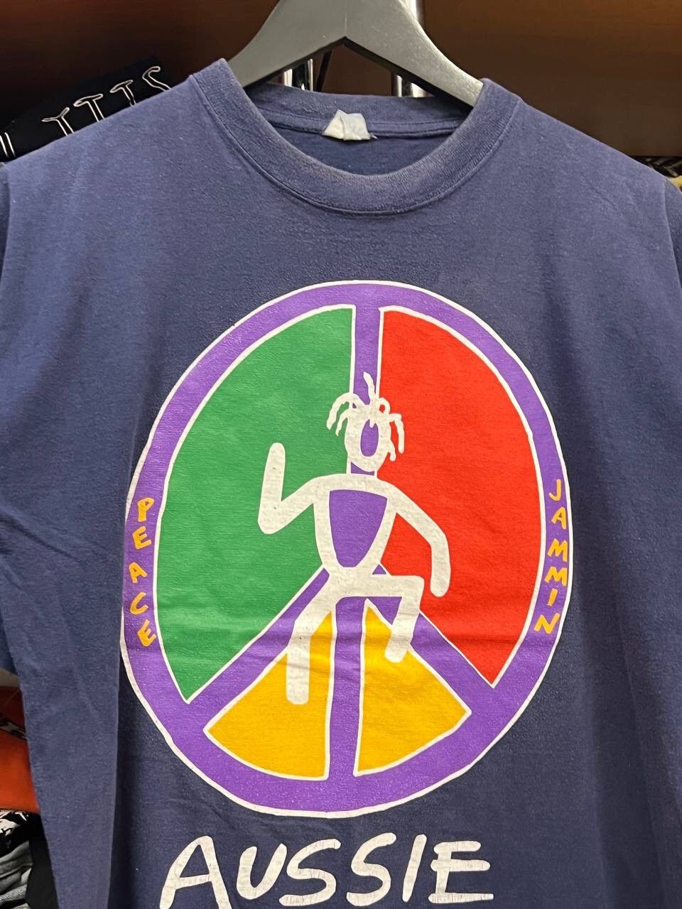 Vintage Peace Jammin Vintage 90s Big Logo T shirt Size US L / EU 52-54 / 3 - 5 Thumbnail