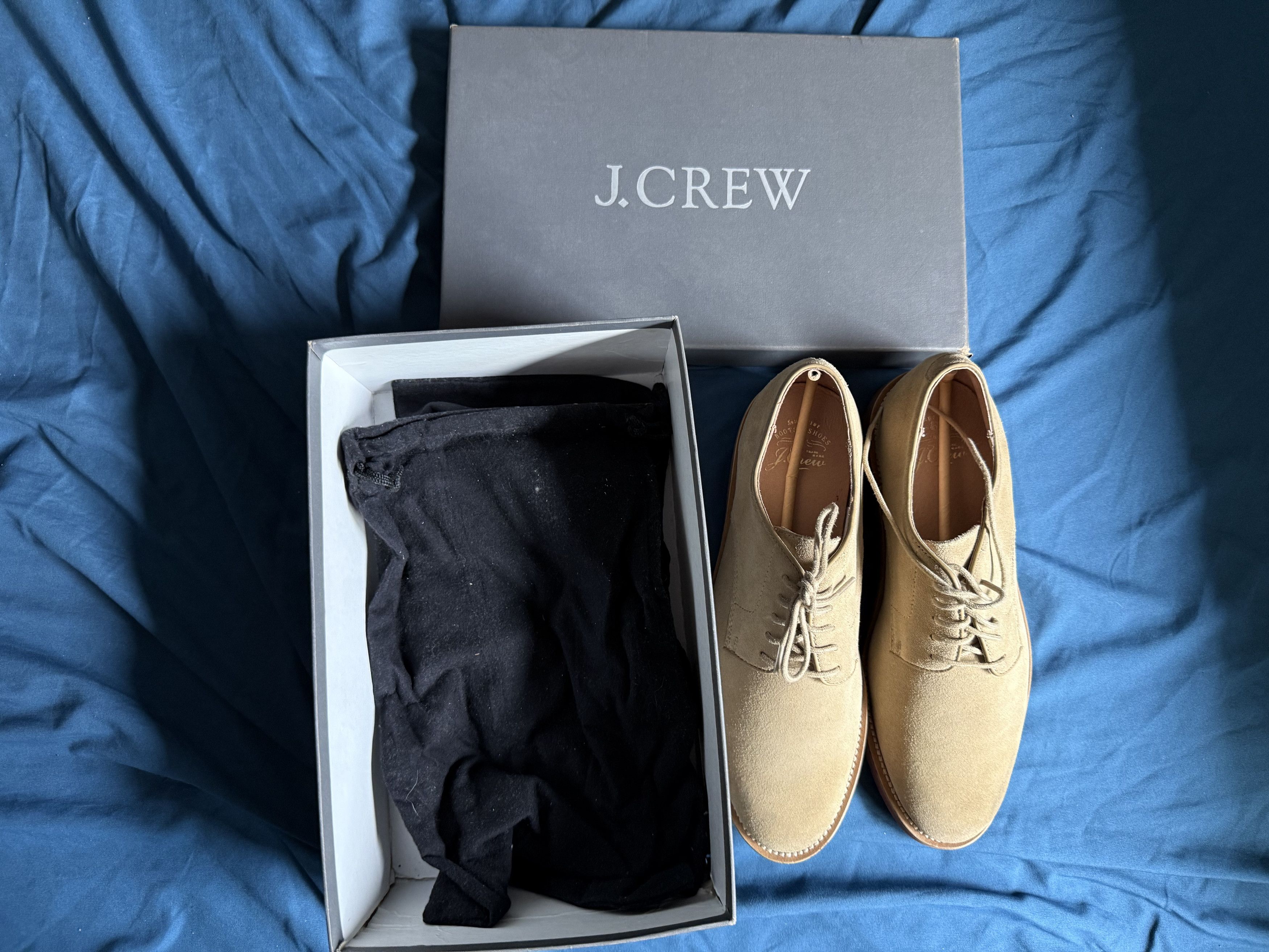 J.Crew J. Crew Suede Bucks Dress Lace-up Oxford shoes size 10 Size US 10 / EU 43 - 3 Thumbnail