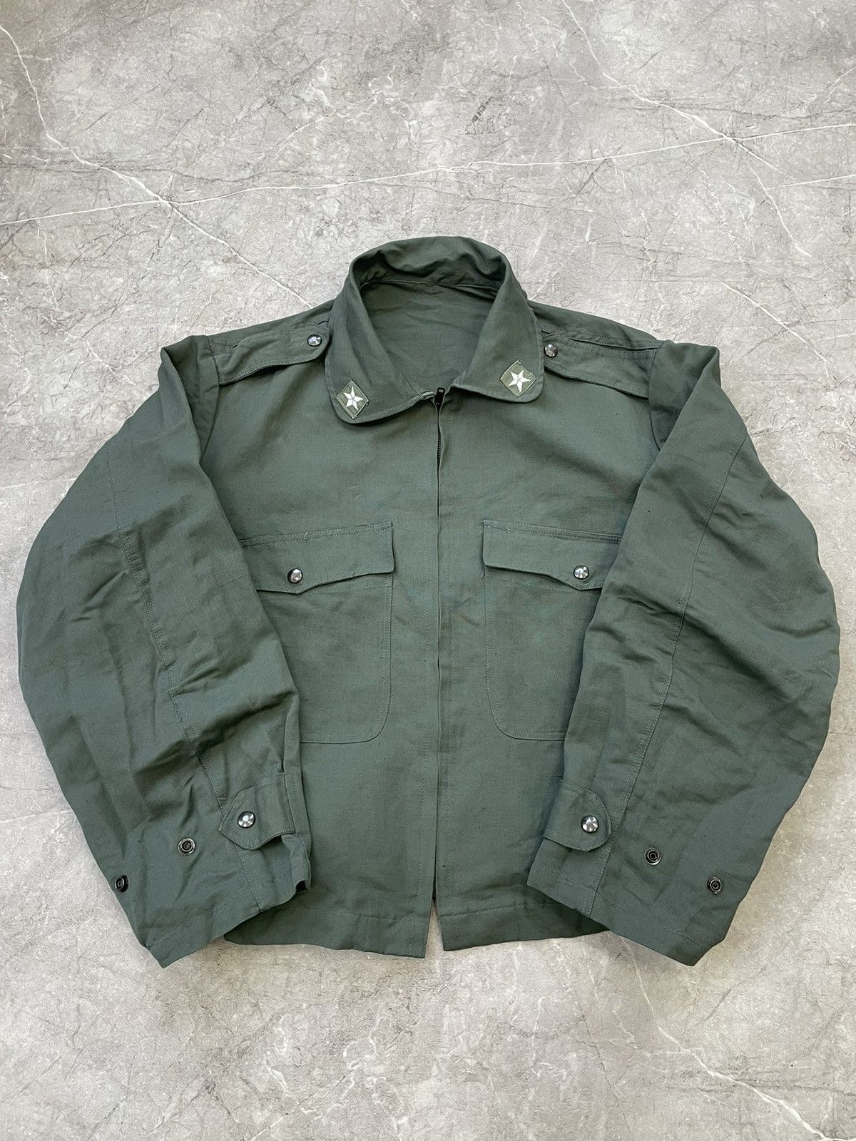 Japanese Brand VINTAGE ARMY 90s military jacket japanese style rare Size US L / EU 52-54 / 3 - 1 Thumbnail