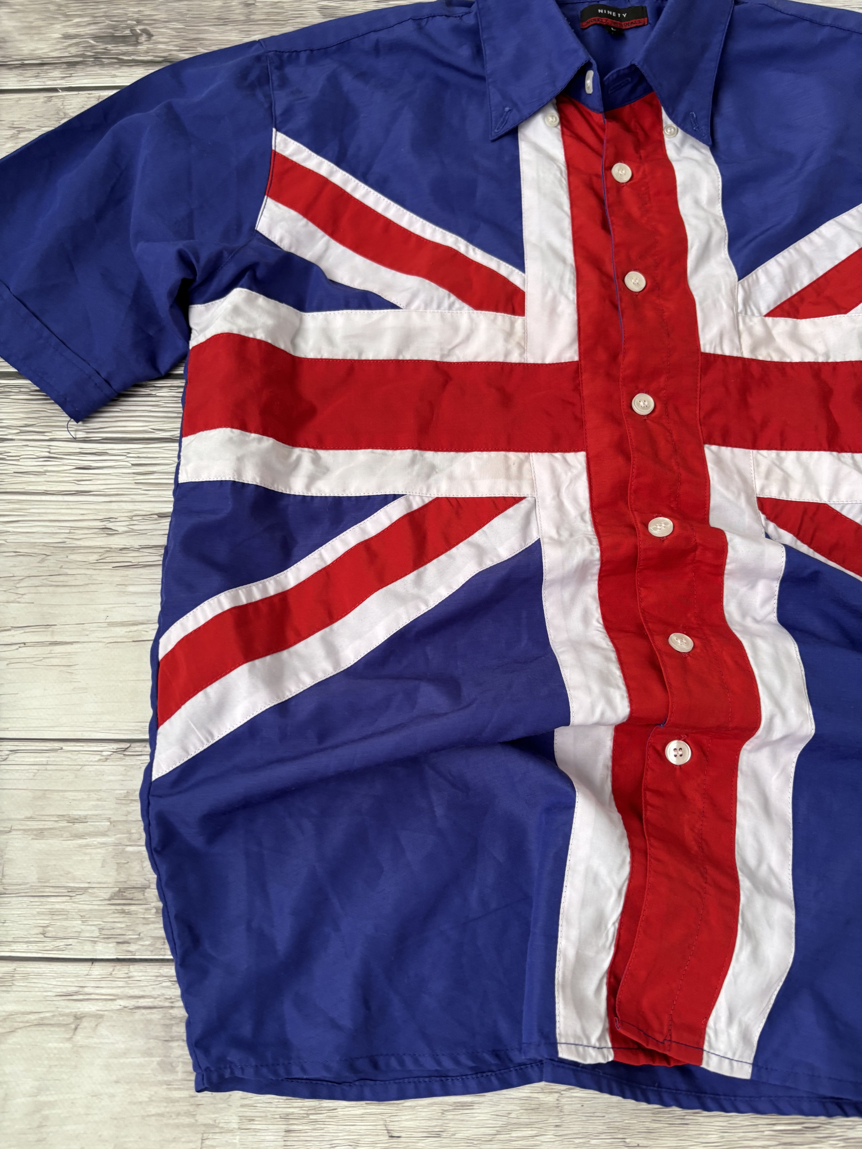 Hysteric Glamour Rare VTG Hysteric Glamour Style UK Britain Flag Shirt Size US M / EU 48-50 / 2 - 3 Thumbnail