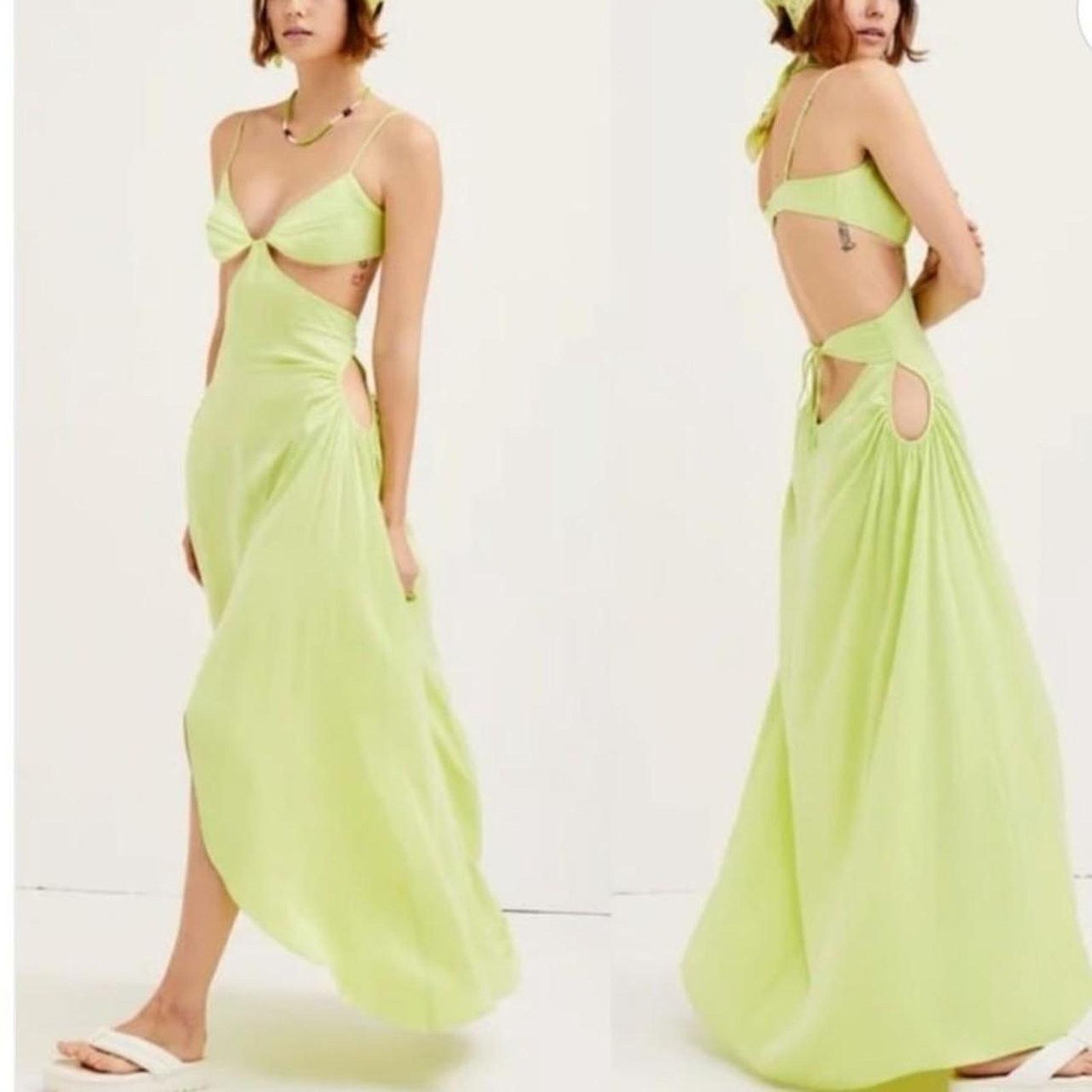 For Love & Lemons ForLove&Lemons Toni Cutout Maxi Dress Size XS Size XS / US 0-2 / IT 36-38 - 4 Thumbnail