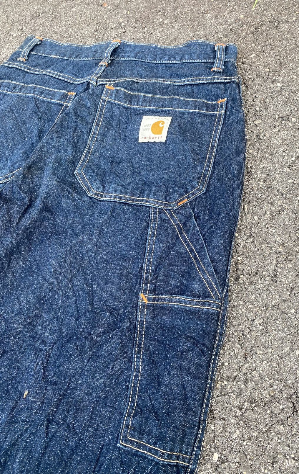 Vintage carhatt 100 years denim pants Size US 30 / EU 46 - 3 Thumbnail
