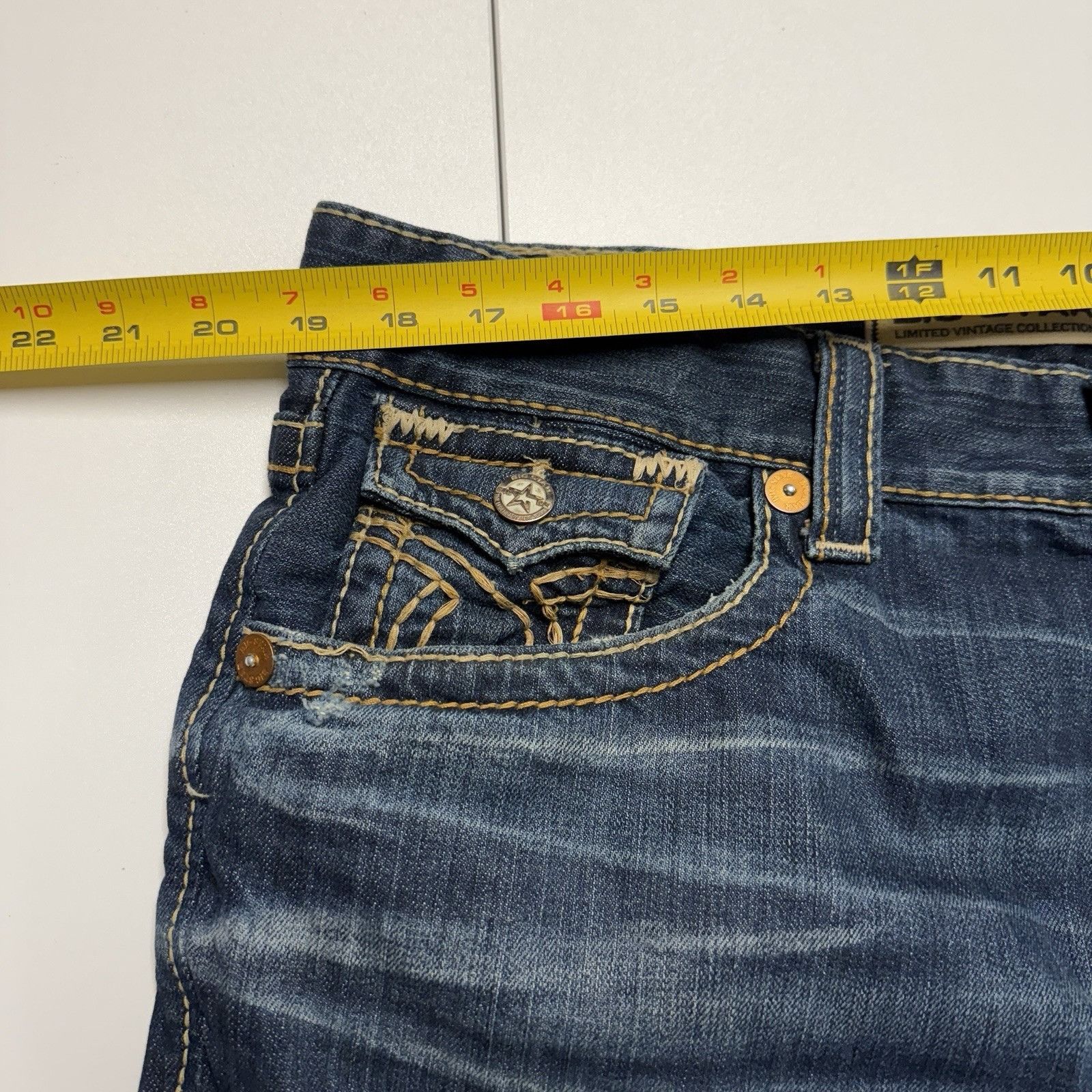 Big Star Big Star Pioneer Jeans Mens Boot Cut Vintage Collection Blue Size US 38 / EU 54 - 13 Thumbnail