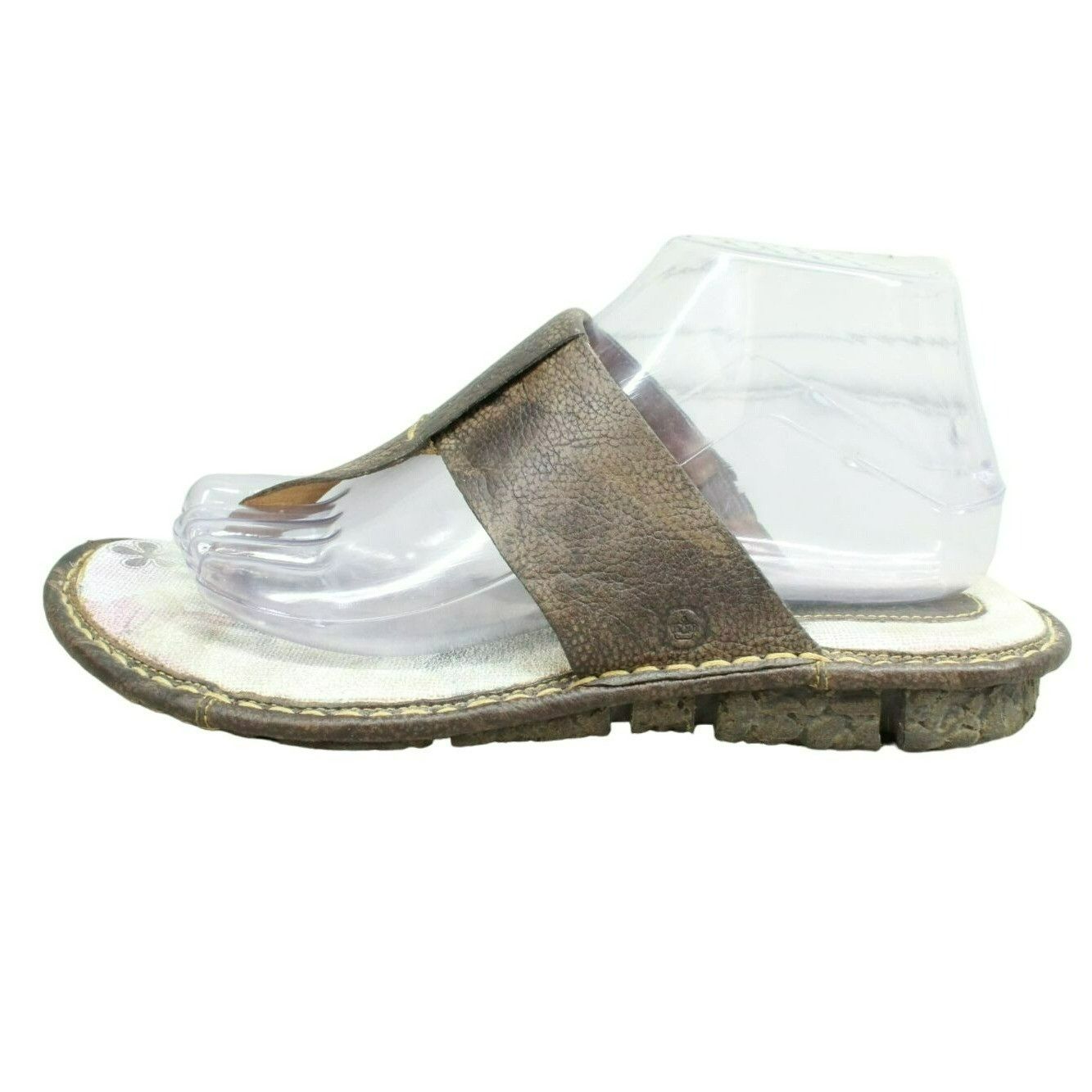 Born Born Maja Women's Leather Steel Shank Flat Sandals Size US 9 / IT 39 - 2 Thumbnail