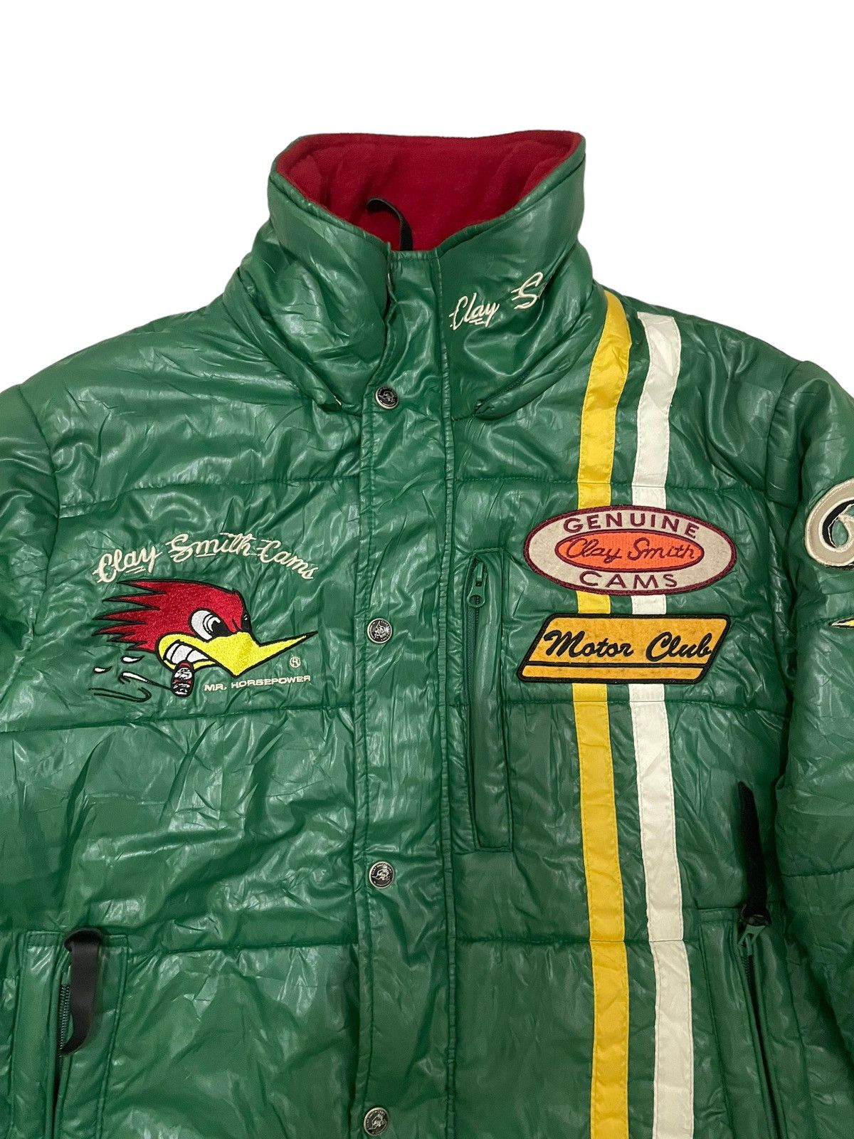 Japanese Brand CLAY SMITH MOONEYES Bomber Jacket Size US L / EU 52-54 / 3 - 4 Thumbnail