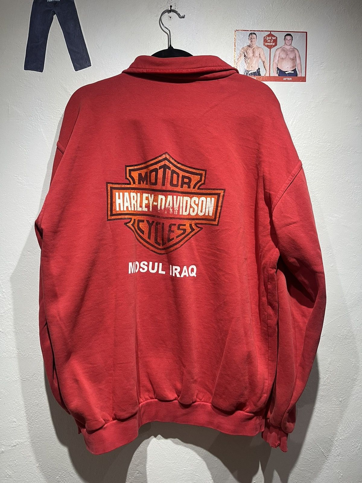 Harley Davidson × Vintage Vintage Harley Davidson crewneck Size US XL / EU 56 / 4 - 2 Thumbnail
