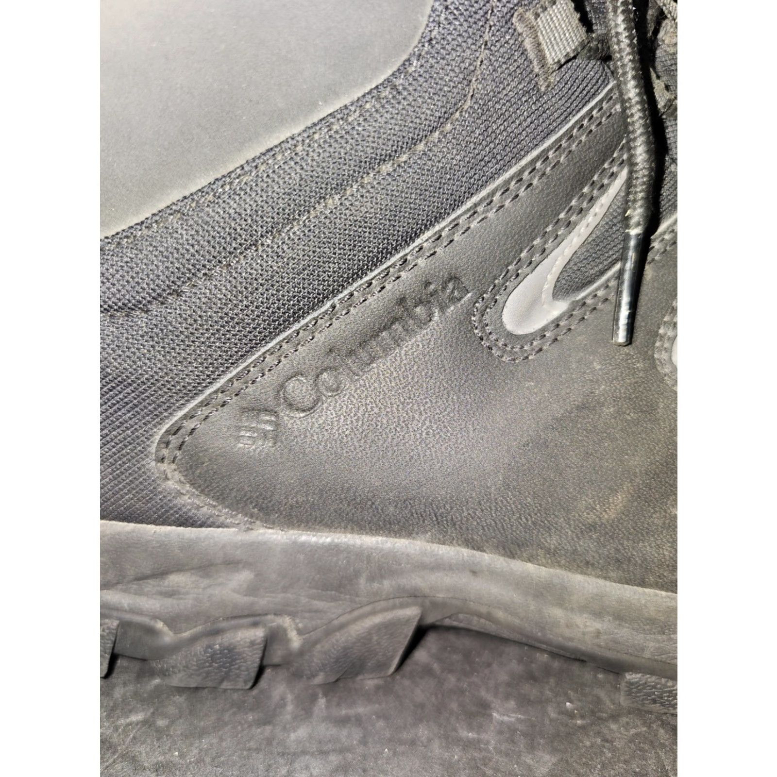 Vintage **Columbia Buxton Peak Mid Ankle Boots Black Mens Sz 14** User: Columbia Buxton Peak Mid Ankle Boots Black Mens Sz 14 Size US 10 / EU 43 - 3 Thumbnail