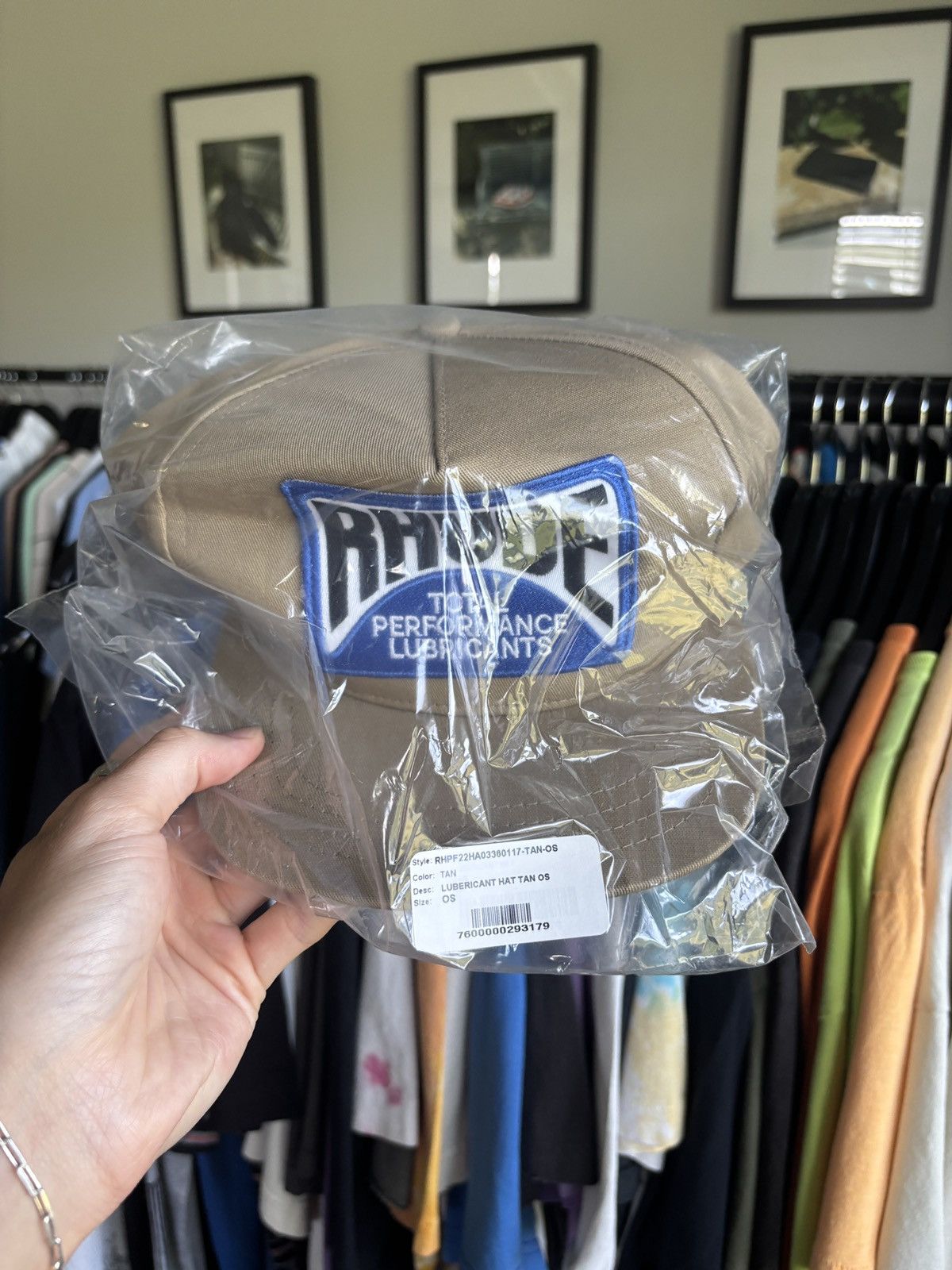 RHUDE PERFORMANCE PATCH HAT