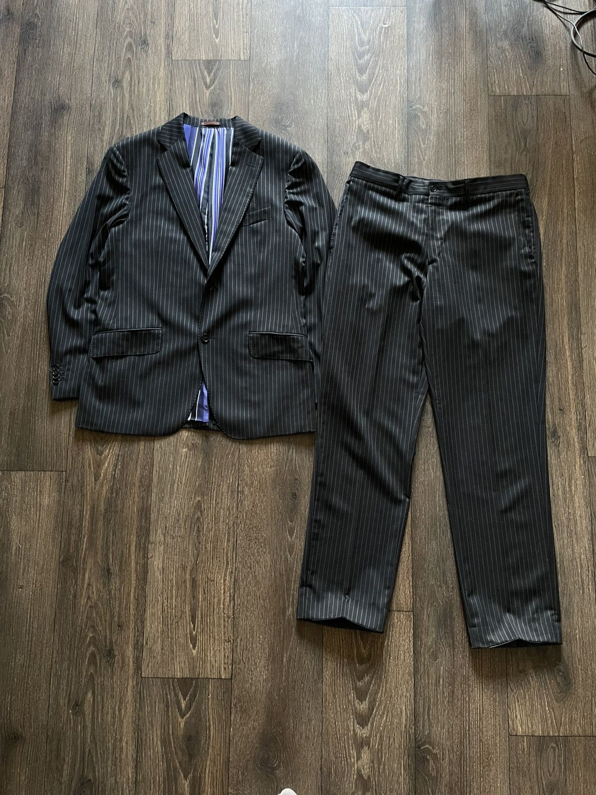 Etro Etro Mens Suit 100% Wool Size 50R Size 50R - 1 Thumbnail