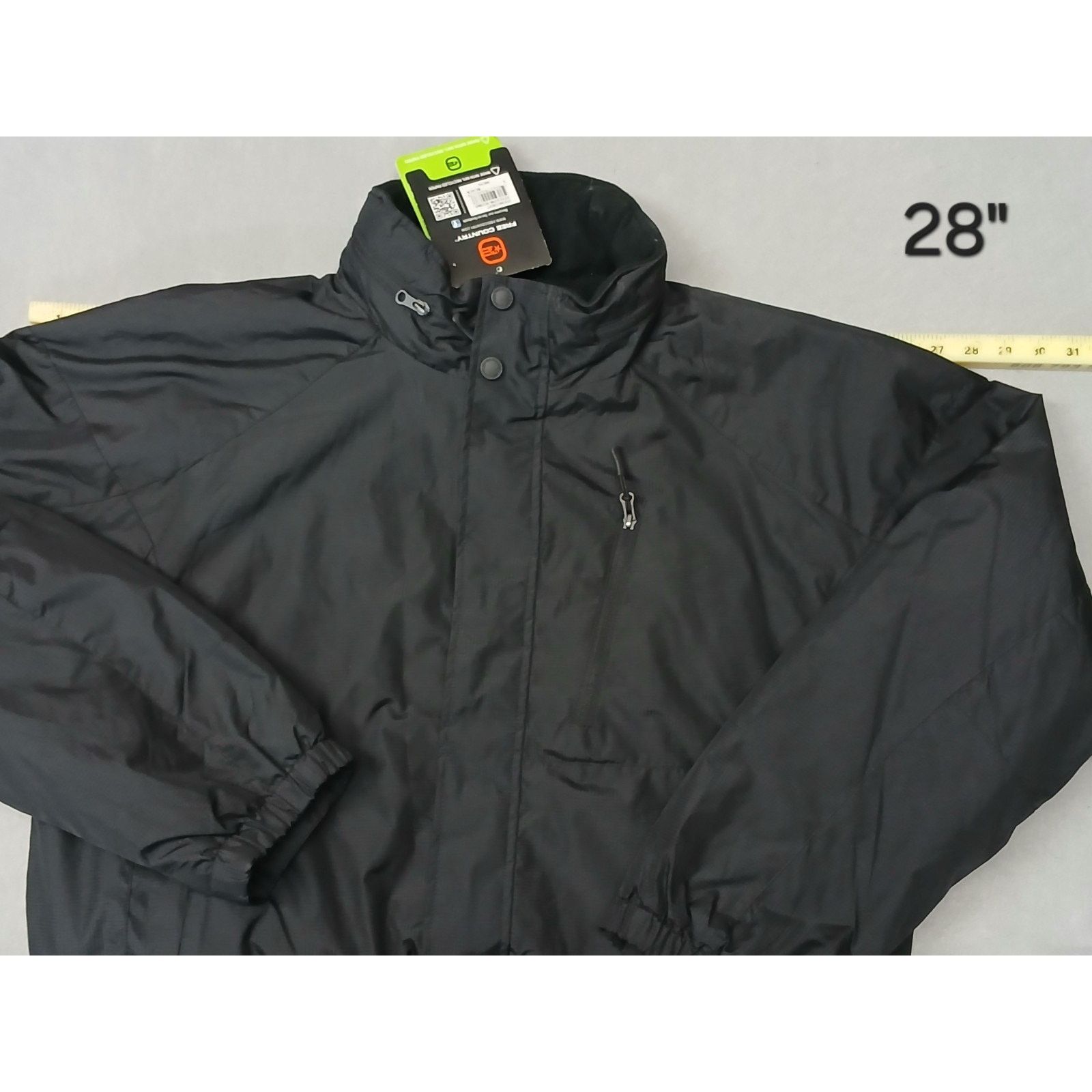 Free Country Free Country (Large) Mens Black Windbreaker Insulated Jacket Size US L / EU 52-54 / 3 - 4 Thumbnail
