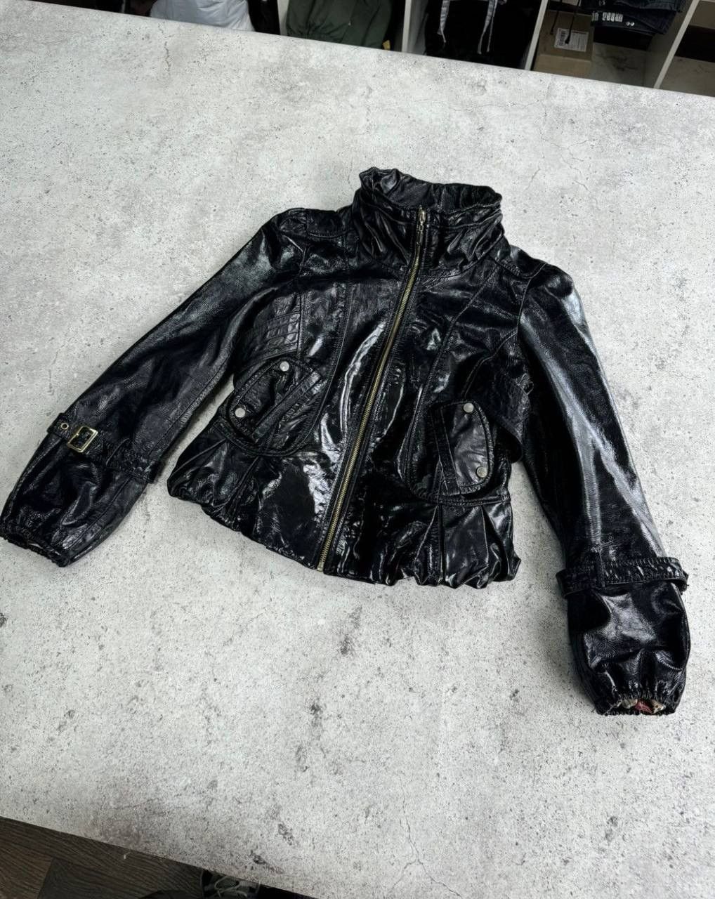 Japanese Brand Vintage Japanese Patent Real Leather Junya Watanabe Style Size US S / EU 44-46 / 1 - 5 Thumbnail