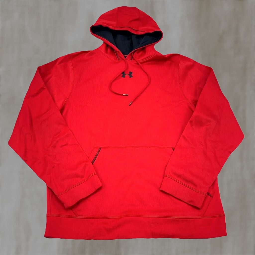 Under Armour Under Armour Hoodie Men Small Red Sweatshirt Logo UA Pullover Size US S / EU 44-46 / 1 - 1 Thumbnail