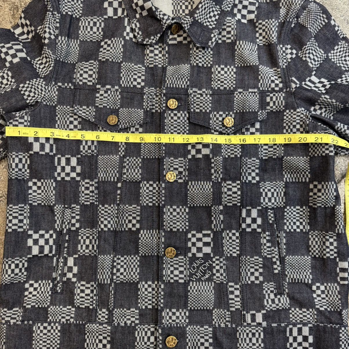 Louis Vuitton Louis Vuitton Distorted Damier Denim Jacket And Pants Set Size US L / EU 52-54 / 3 - 10 Thumbnail