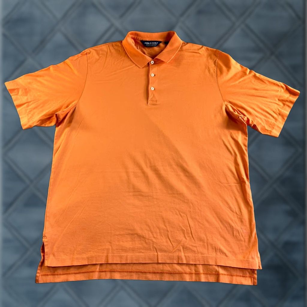 Ralph Lauren VINTAGE Ralph Lauren Polo Golf Shirt Mens XL Orange Pima Cotton Polo Shirt Polo Golf Shirt Mens XL Orange Pima Cotton Size US XL / EU 56 / 4 - 1 Thumbnail