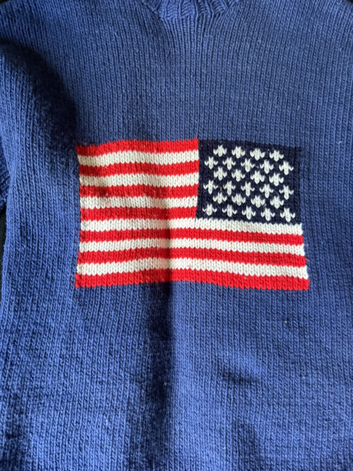 Polo Ralph Lauren PRL American flag hoodie Size US M / EU 48-50 / 2 - 2 Thumbnail