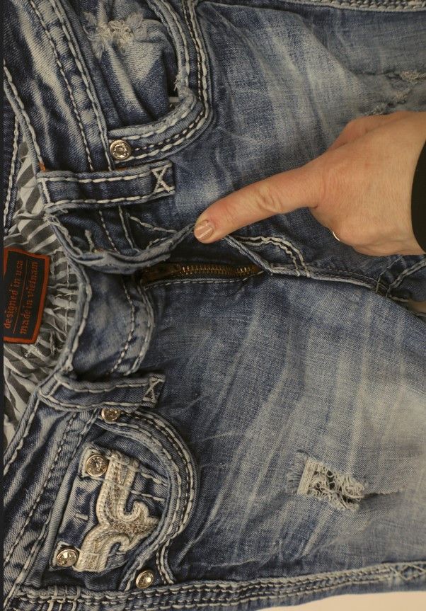Rock Revival × Vintage Rock Revival Thick Stitch Sundee Mid Rise Bootcut Jeans Size 26" / US 2 / IT 38 - 6 Thumbnail