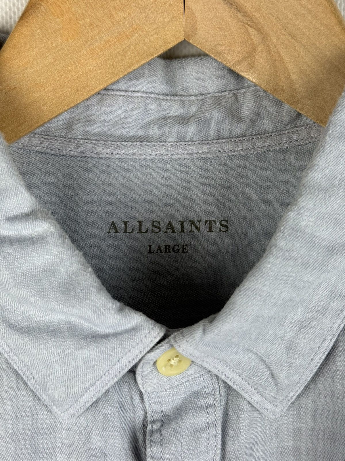 Allsaints Allsaints Sanborn SS Short Sleeve Checked Button Up Shirt Size US L / EU 52-54 / 3 - 12 Thumbnail