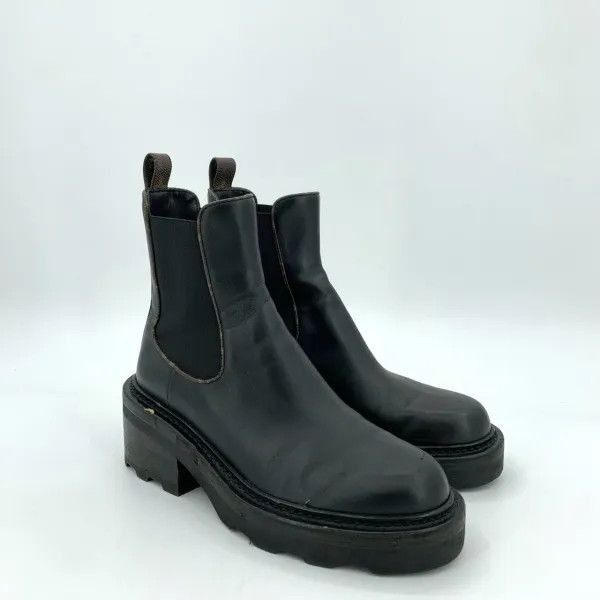 Louis Vuitton Louis Vuitton Black Chelsea Boots -2508 Size US 6.5 / EU 39-40 - 2 Thumbnail