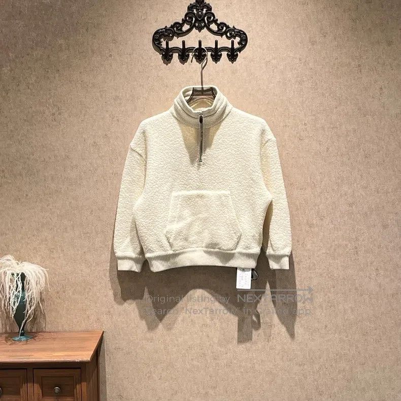 Loro Piana Loro Piana White Cashmere Half Zip Sweater Size XS / US 0-2 / IT 36-38 - 1 Thumbnail