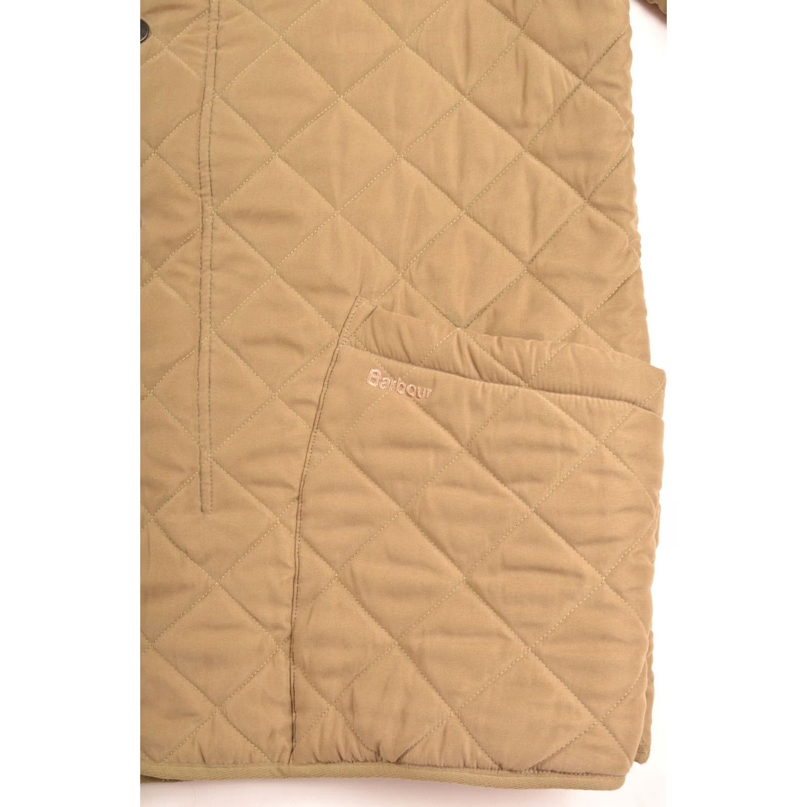 Barbour BARBOUR D2020 Microfibre Polarquilt T Long Quilted Jacket, Beige, Size S, Men, Jacket, Quilted, Long, Polyester, Fleece Lined Size US S / EU 44-46 / 1 - 3 Thumbnail