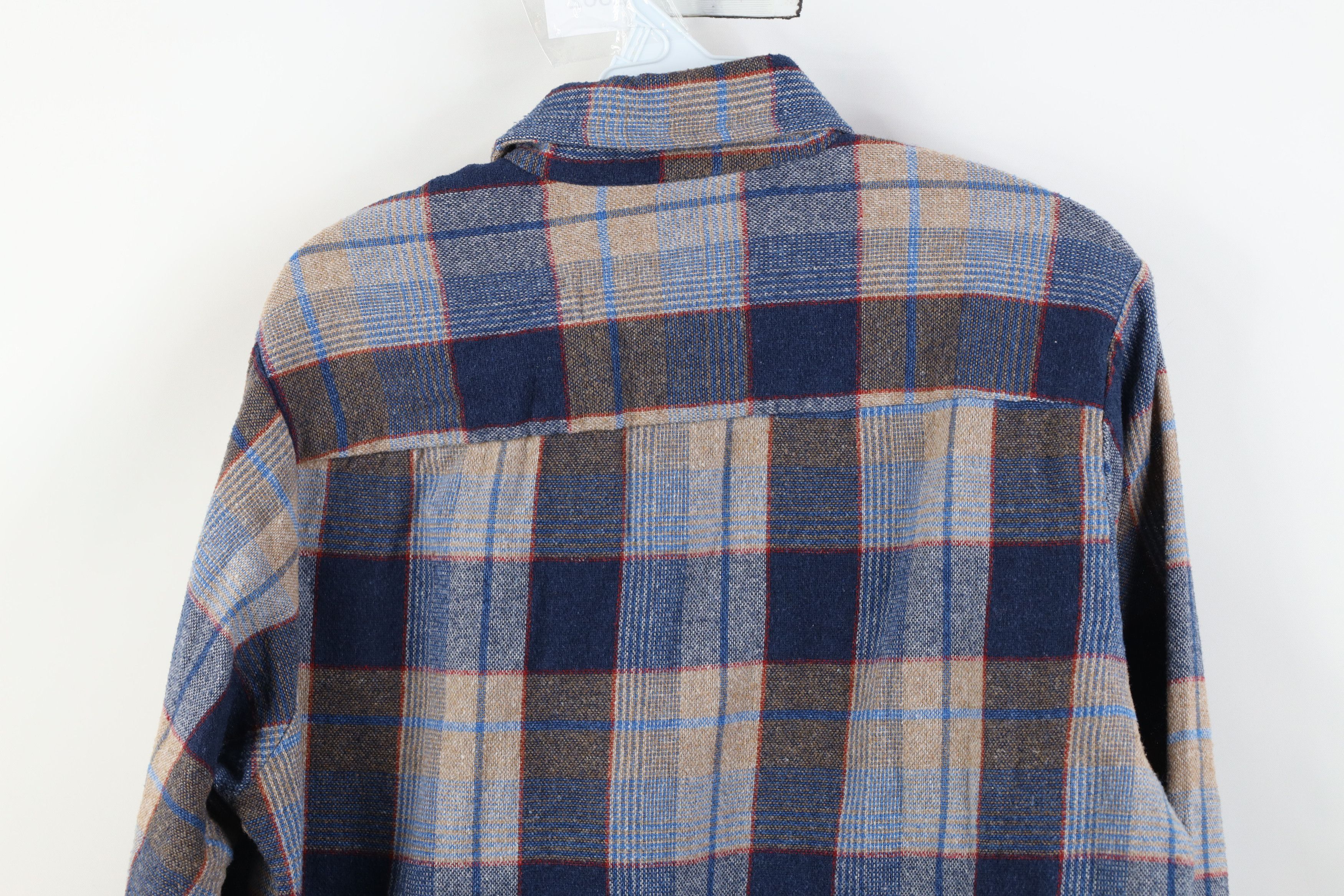 Vintage Vintage 70s 80s Streetwear Burlap Knit Button Down Shirt Size US S / EU 44-46 / 1 - 10 Thumbnail