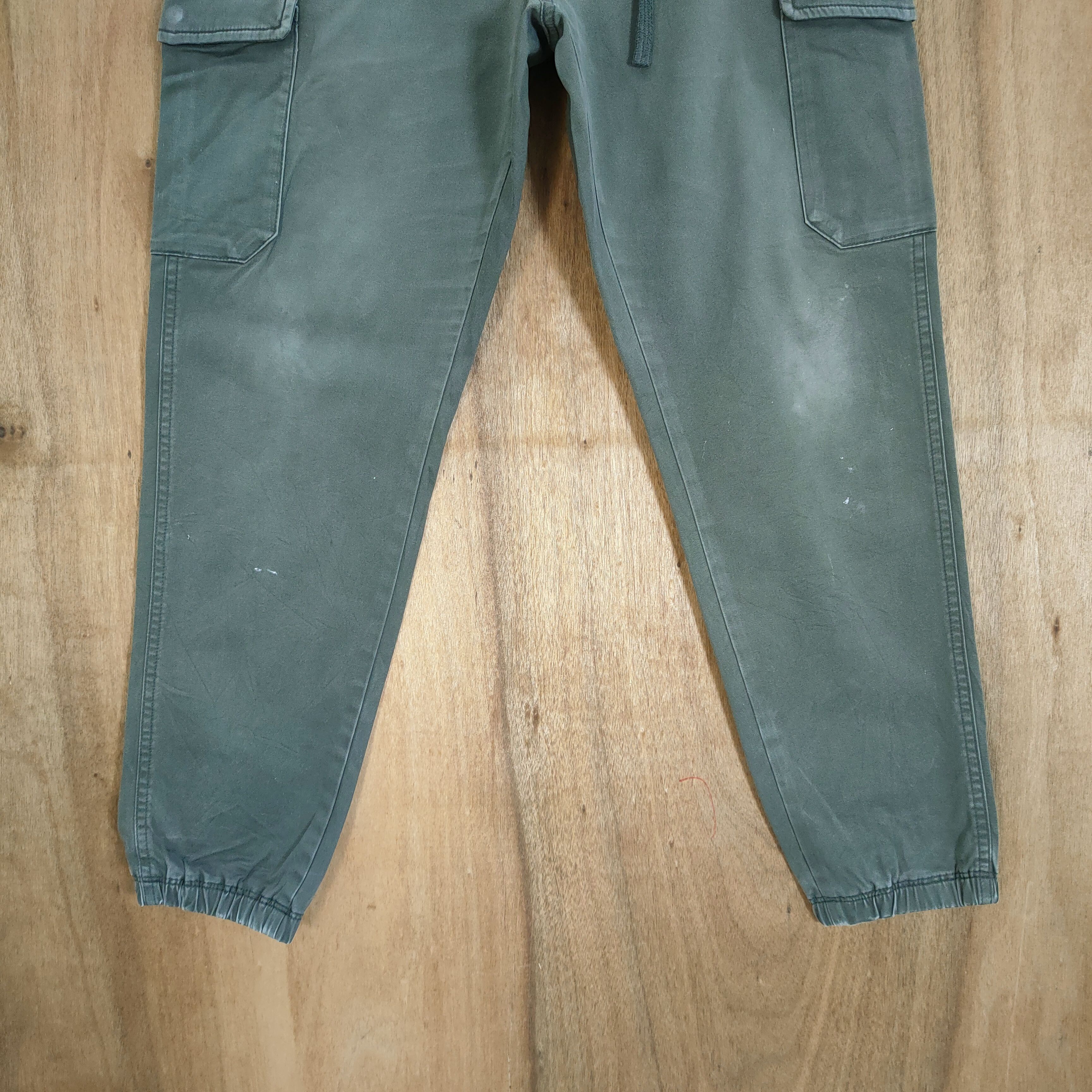 Japanese Brand JAPANESE BRAND GREEN EASY CARGO PANTS Size US 29 - 4 Thumbnail