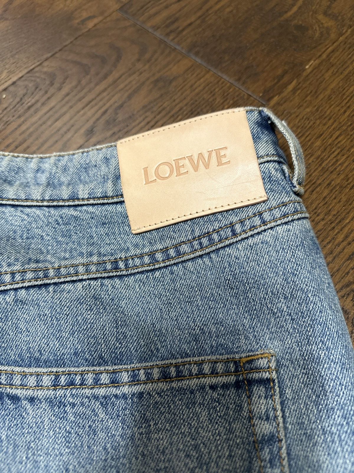 Loewe Loewe High Waist Wide Leg Denim Size US 30 / EU 46 - 3 Thumbnail