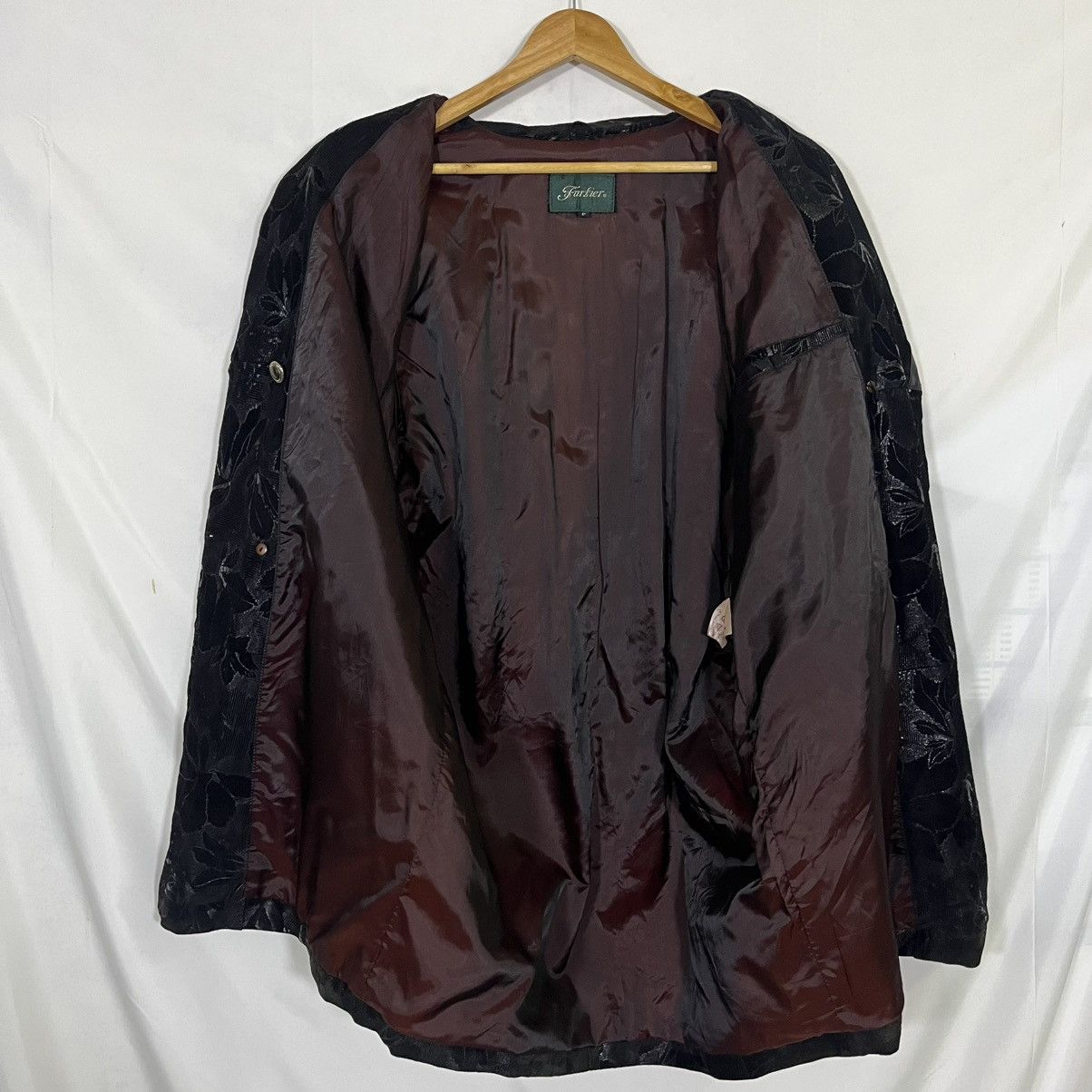 If Six Was Nine VINTAGE FURLIER SUEDE LEATHER DOUBLE BREASTED COAT Size US L / EU 52-54 / 3 - 5 Thumbnail